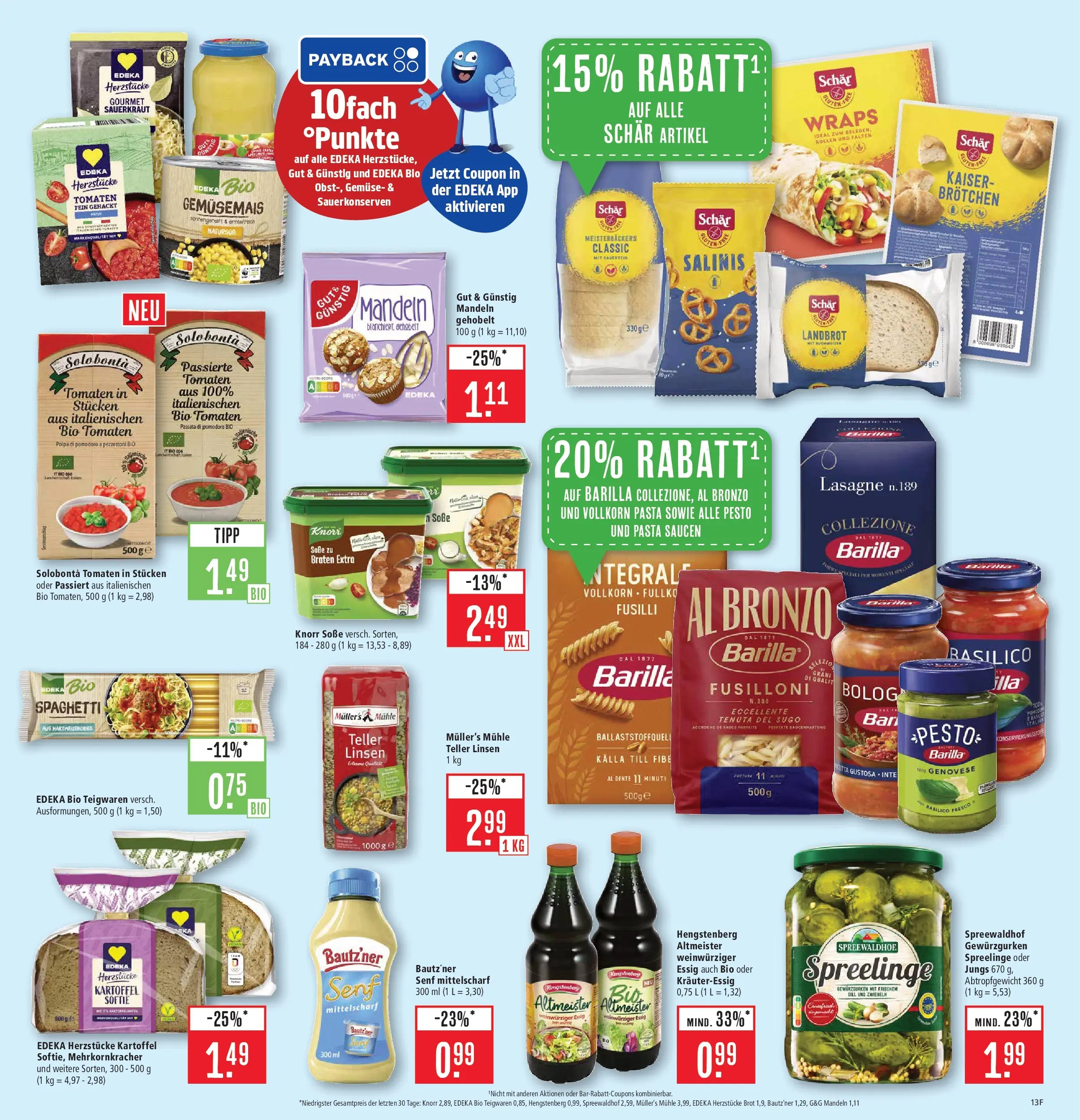 Marktkauf - Marktkauf: Wochenangebote (ab 05.01.2026) » Angebote online | Seite: 13 | Produkte: Mühle, Essig, Mandeln, Knorr