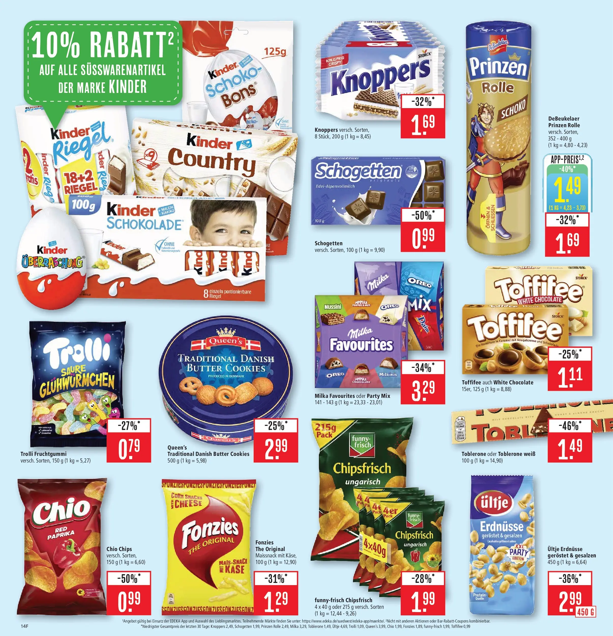 Marktkauf - Marktkauf: Wochenangebote (ab 05.01.2026) » Angebote online | Seite: 14 | Produkte: Ultje erdnusse, Paprika, Toffifee, Knoppers