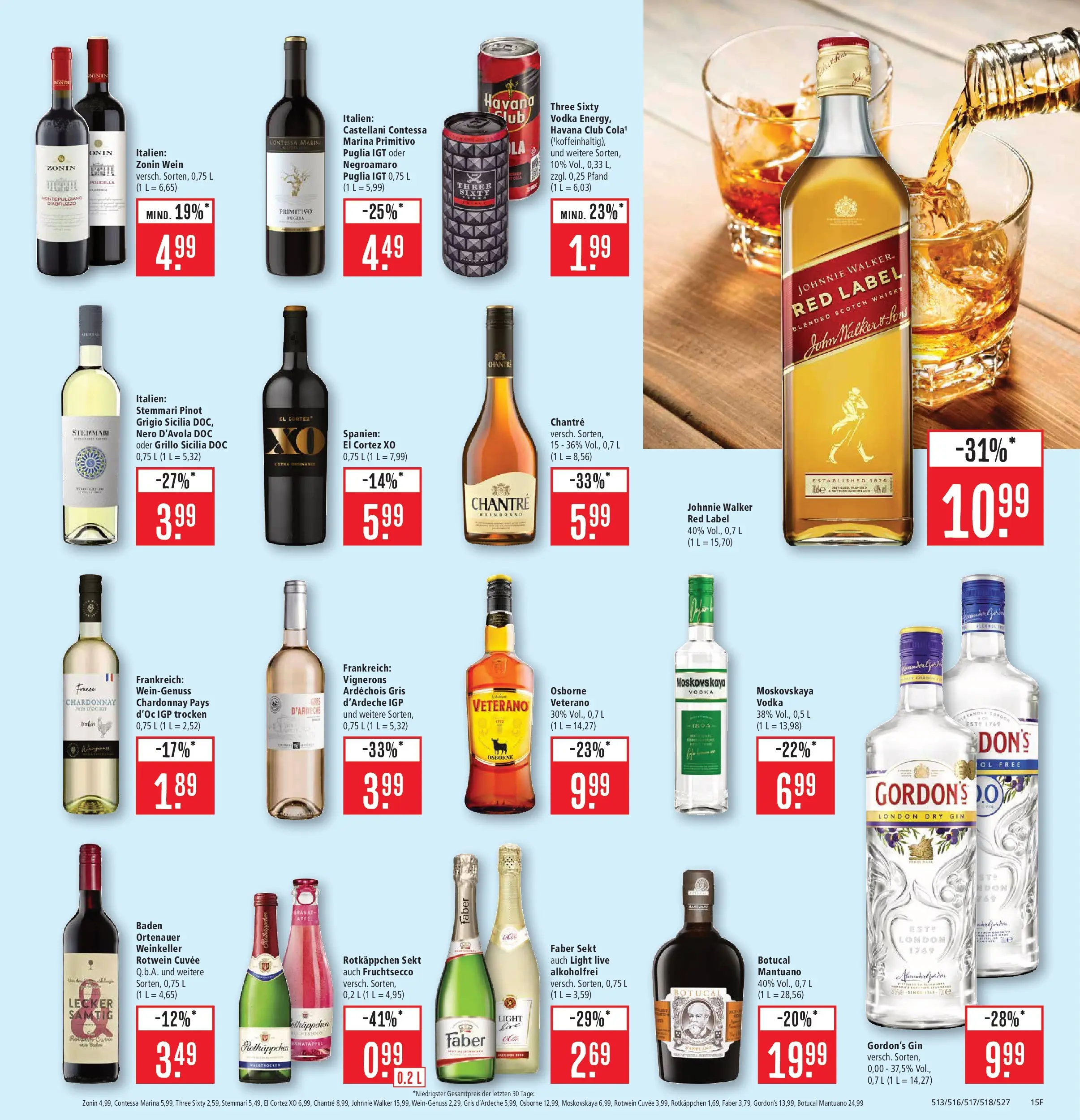 Marktkauf - Marktkauf: Wochenangebote (ab 05.01.2026) » Angebote online | Seite: 15 | Produkte: Havana club, Whisky, Sekt, Chantré