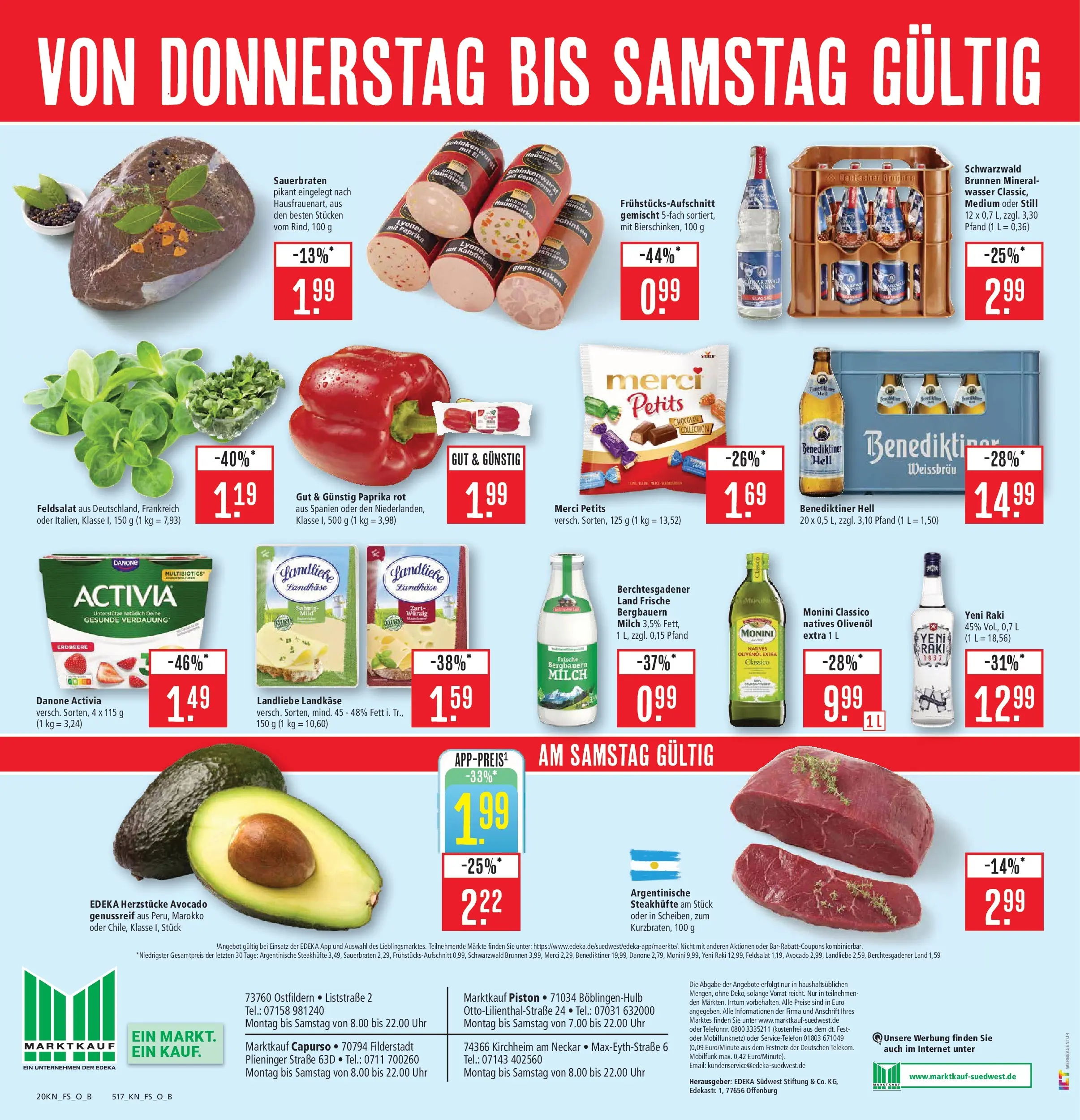 Marktkauf - Marktkauf: Wochenangebote (ab 05.01.2026) » Angebote online | Seite: 20 | Produkte: Paprika rot, Wasser, Paprika, Schinken