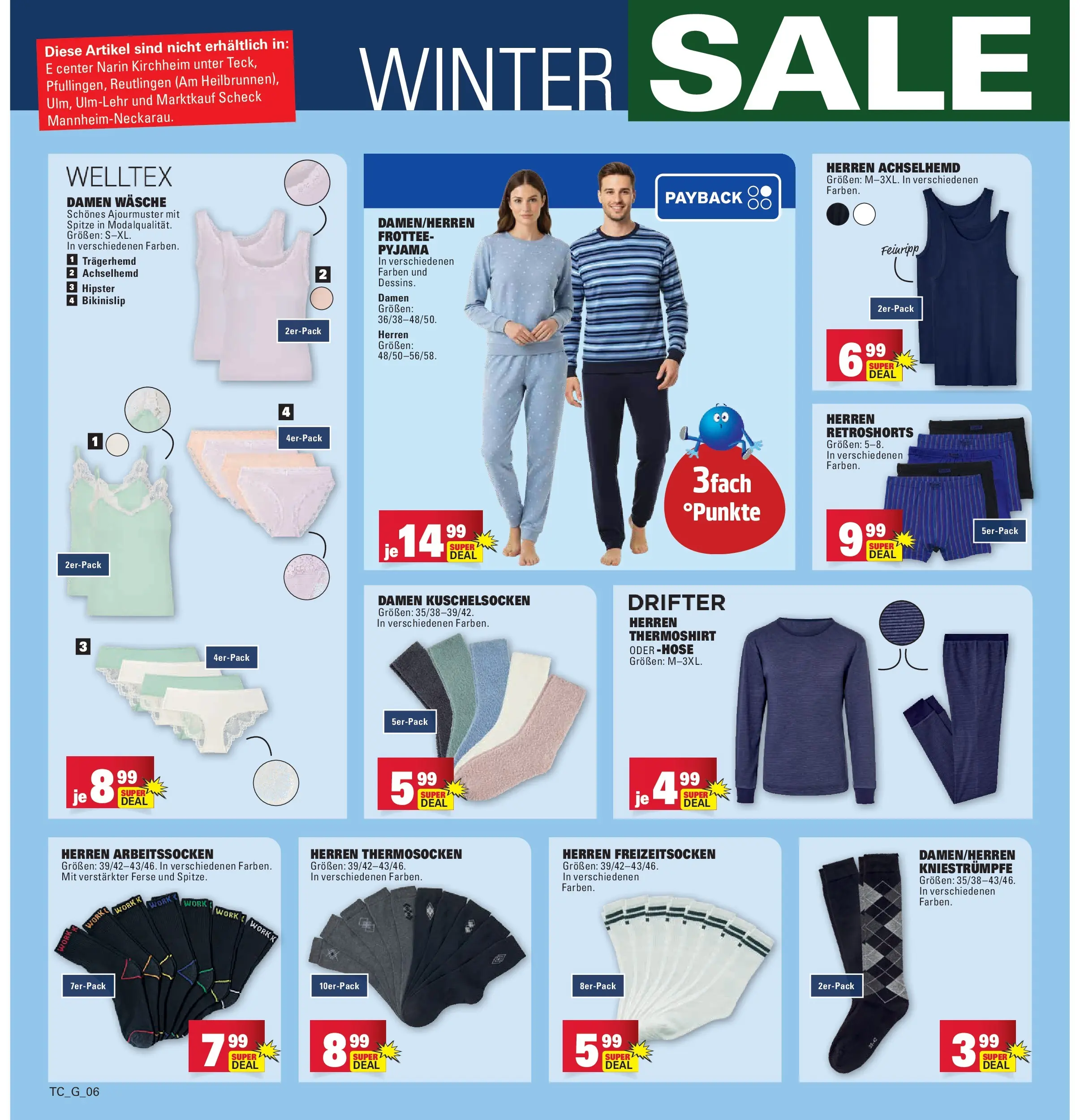 Marktkauf - Marktkauf: Wochenangebote (ab 05.01.2026) » Angebote online | Seite: 26 | Produkte: Kniestrümpfe, Trägerhemd, Hose, Pyjama