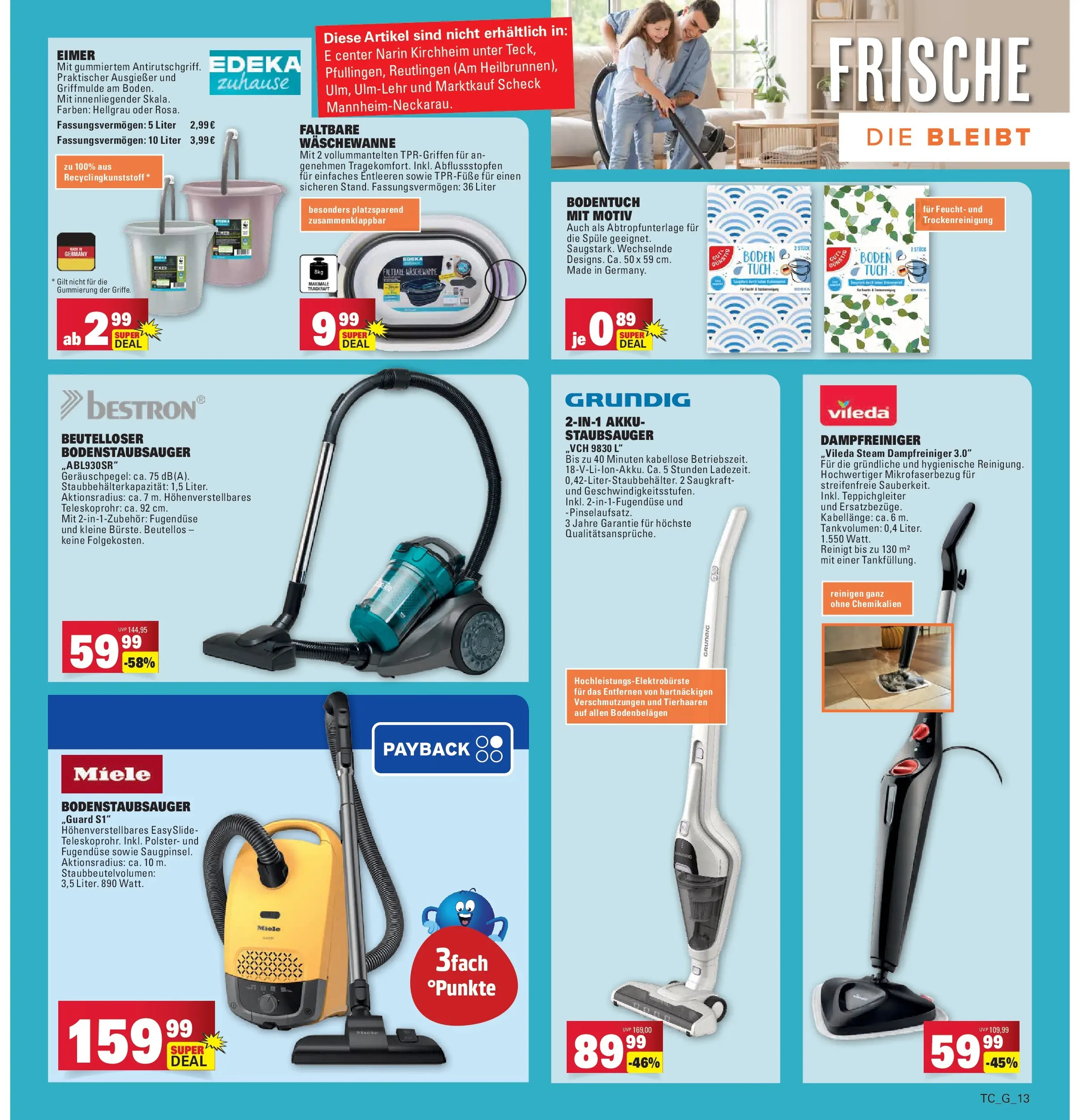 Marktkauf - Marktkauf: Wochenangebote (ab 05.01.2026) » Angebote online | Seite: 33 | Produkte: Miele, Staubsauger