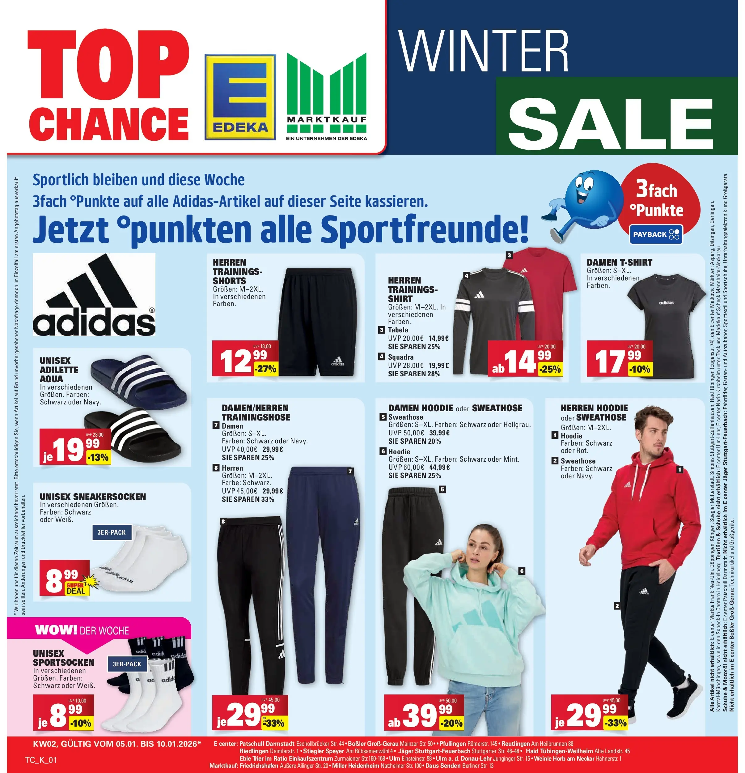 Marktkauf - Marktkauf: Wochenangebote (ab 05.01.2026) » Angebote online | Seite: 21 | Produkte: Berliner, Shirt, Sweathose, Trainingshose