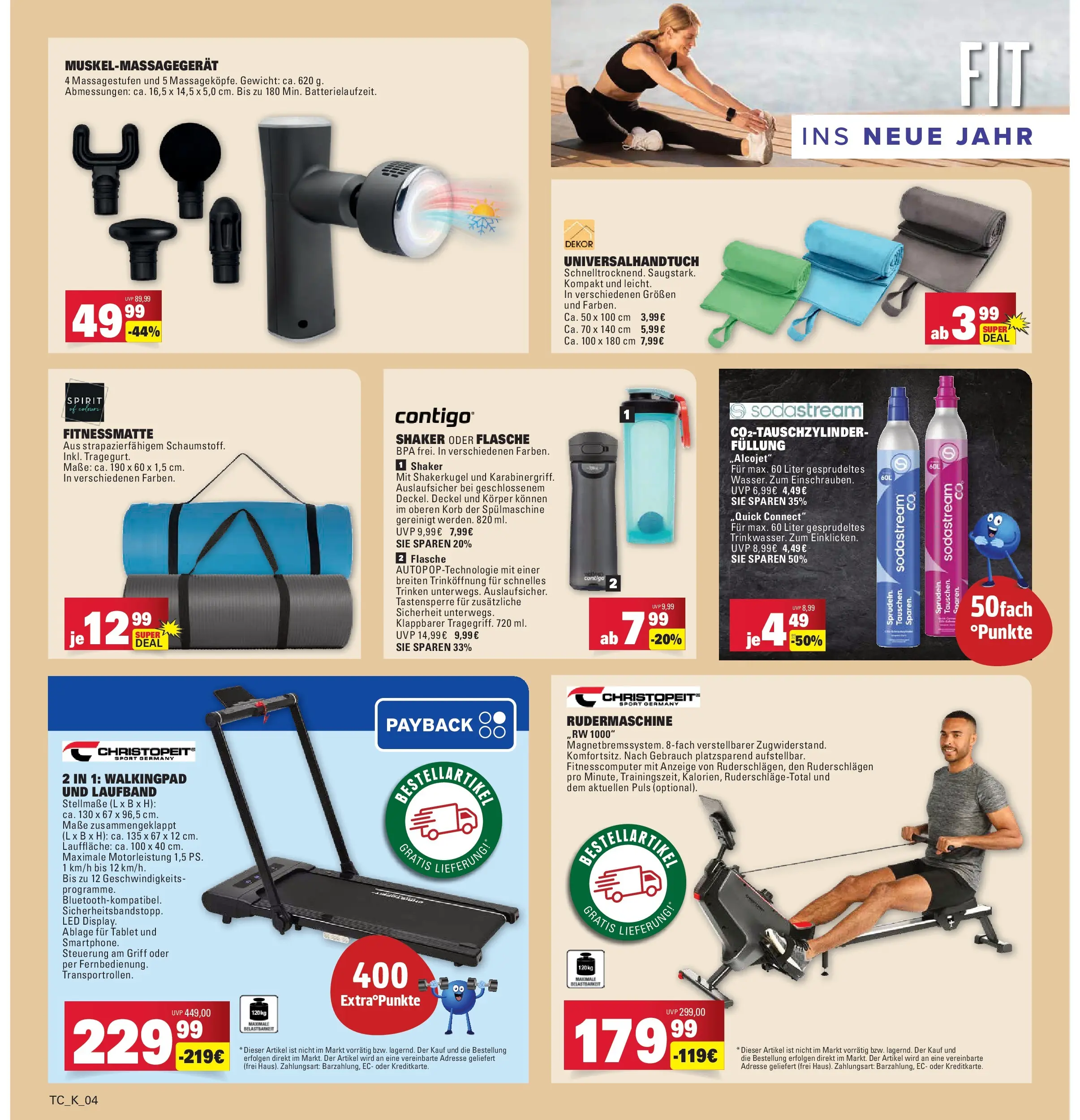 Marktkauf - Marktkauf: Wochenangebote (ab 05.01.2026) » Angebote online | Seite: 24 | Produkte: Gewicht, Laufband, Tablet, Sodastream