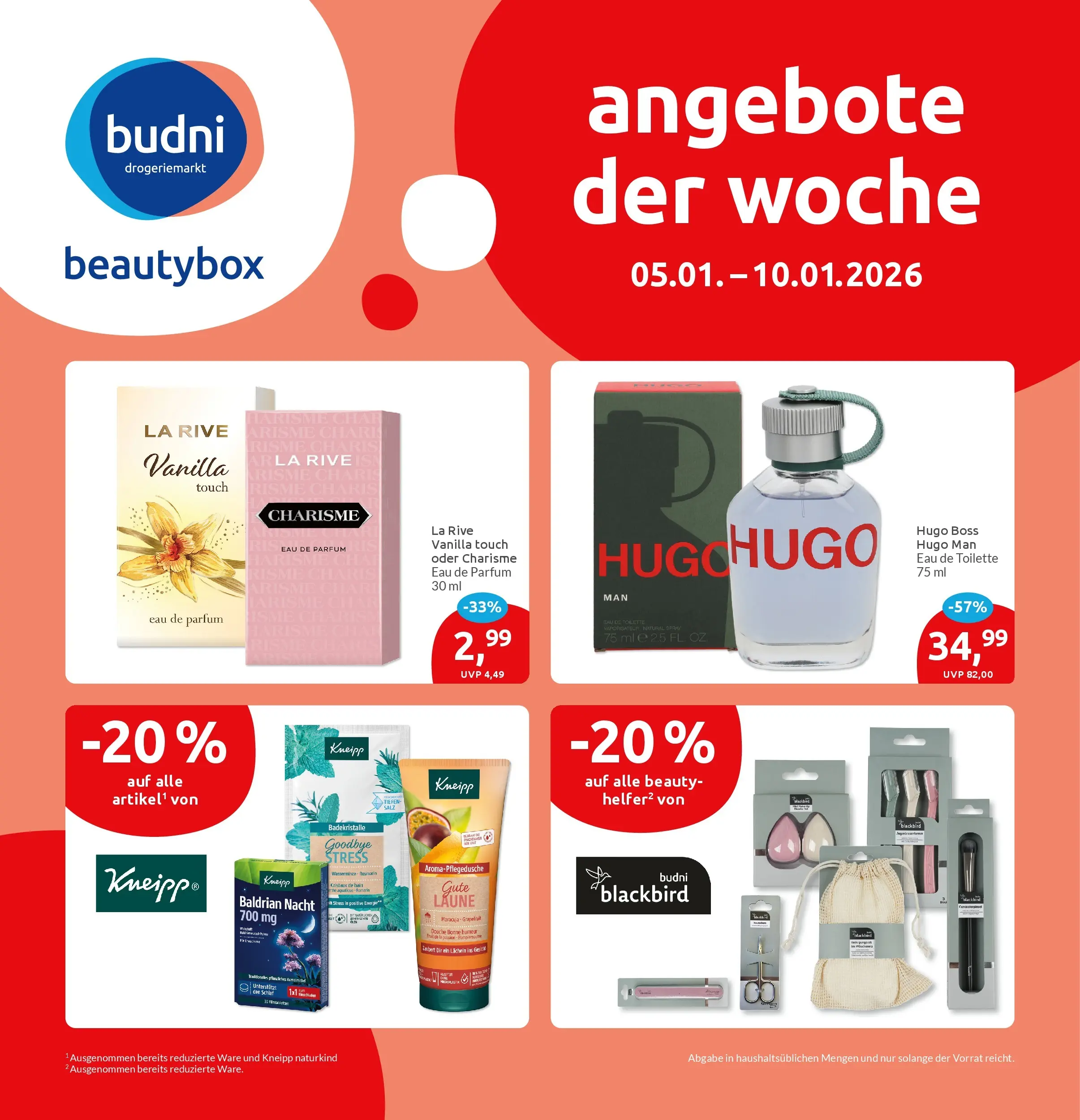 Marktkauf - Marktkauf: Wochenangebote (ab 05.01.2026) » Angebote online | Seite: 37 | Produkte: Toilette, Parfüm, Eau de Toilette, Hugo