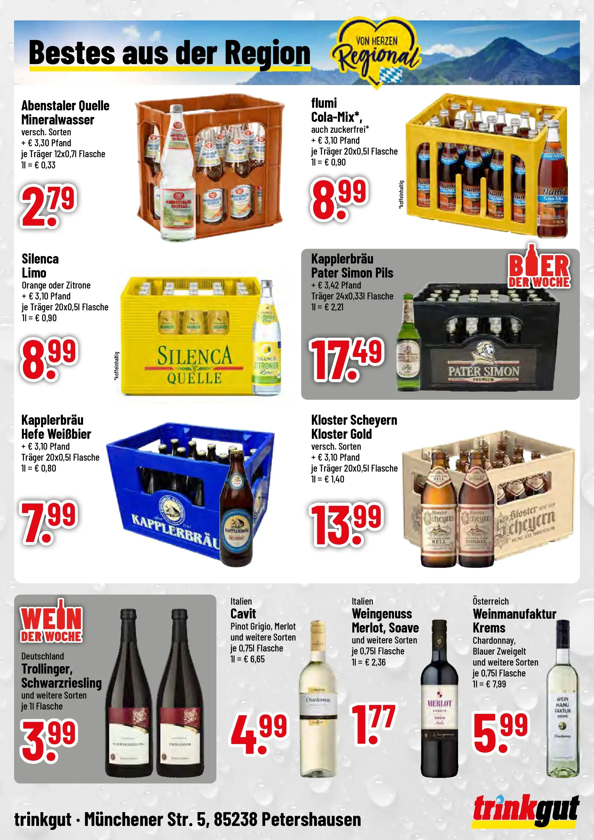 Trinkgut - trinkgut: Wochenangebote (ab 05.01.2026) » Angebote online | Seite: 4 | Produkte: Weißbier, Hefe weissbier, Zitrone, Wein