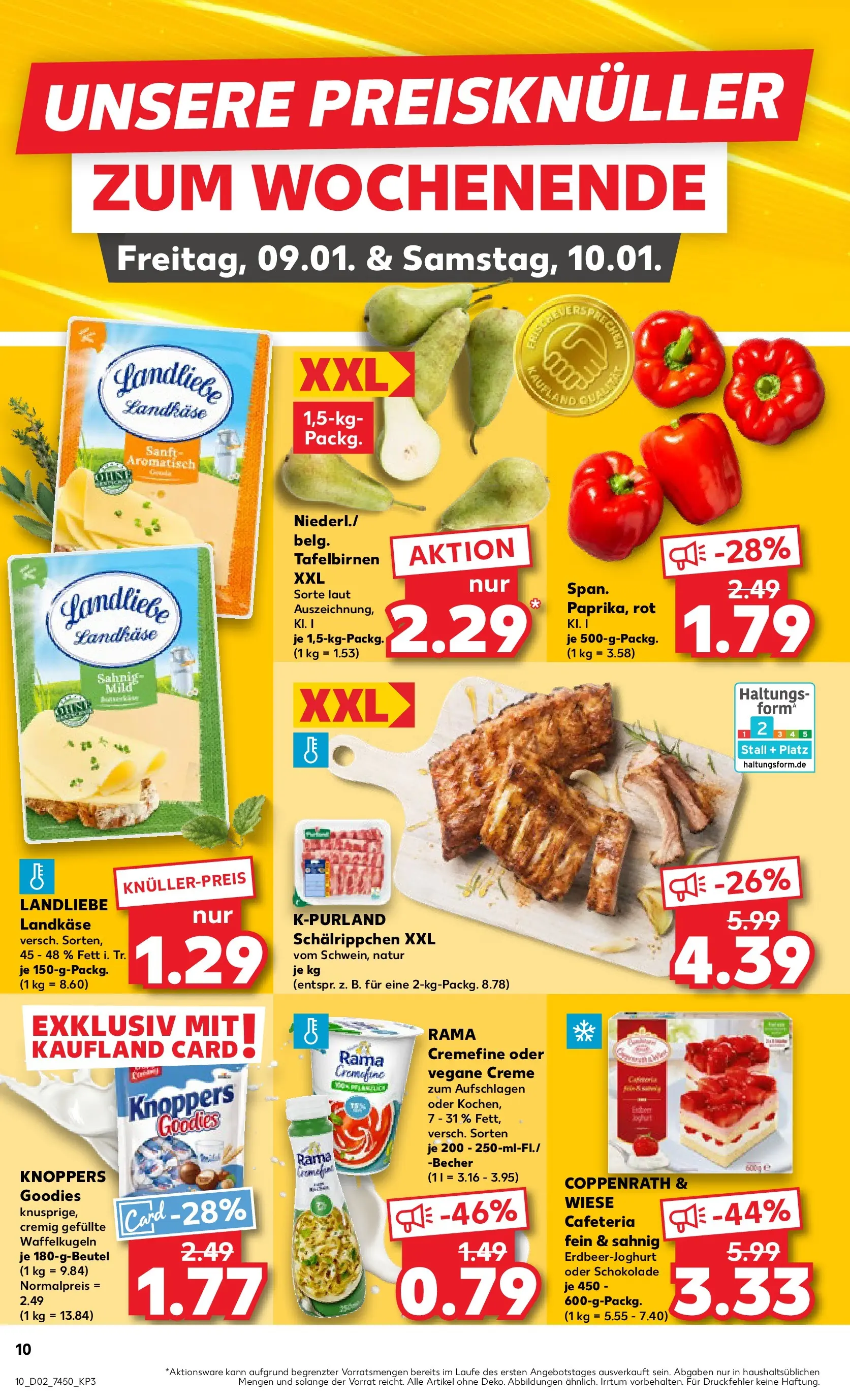 Prospekt Kaufland ab 08.01.2026 » Angebote Online zum Blättern | Seite: 10 | Produkte: Schokolade, Rama cremefine, Creme, Knoppers