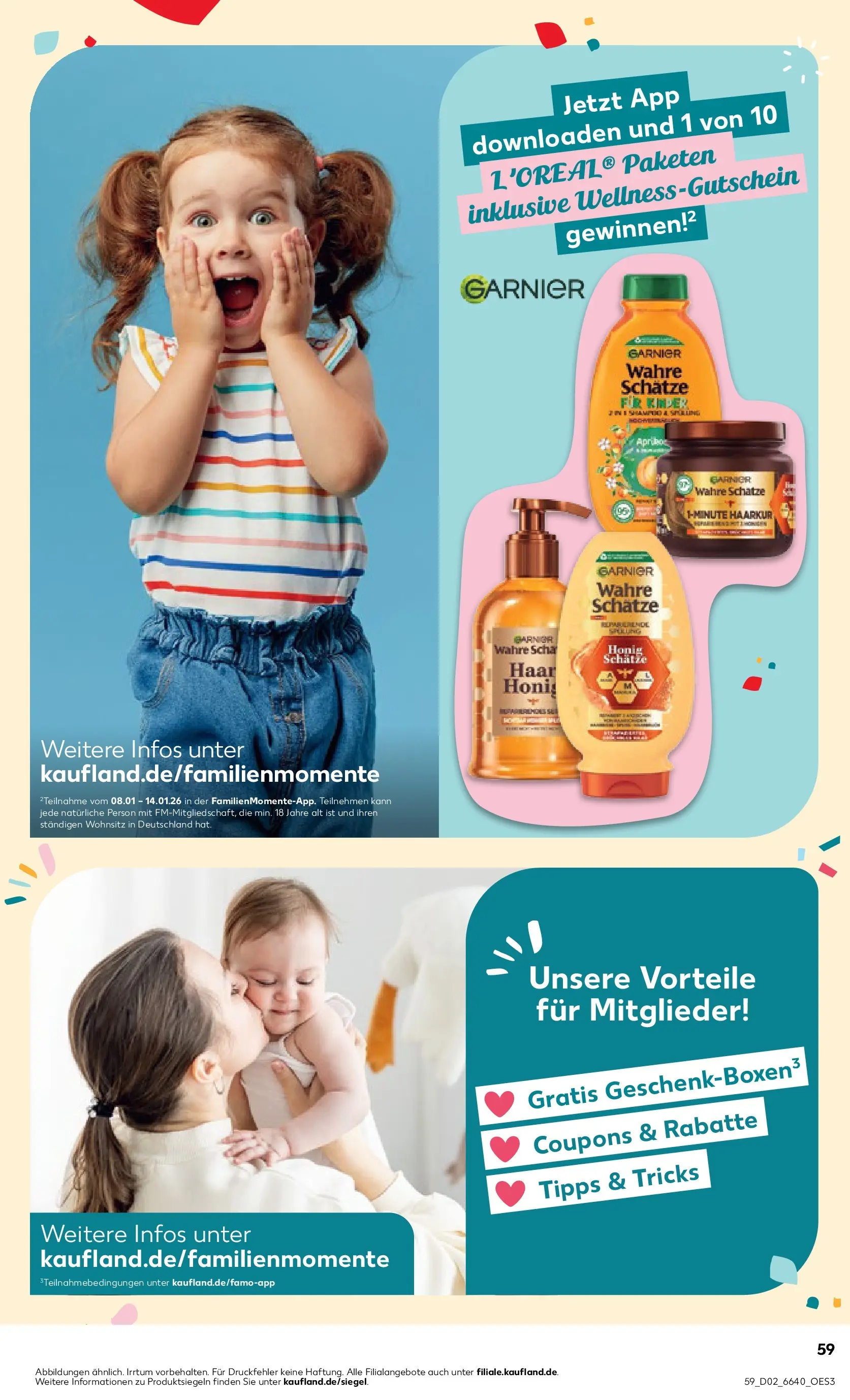 Prospekt Kaufland ab 08.01.2026 » Angebote Online zum Blättern | Seite: 59 | Produkte: Shampoo, Spülung