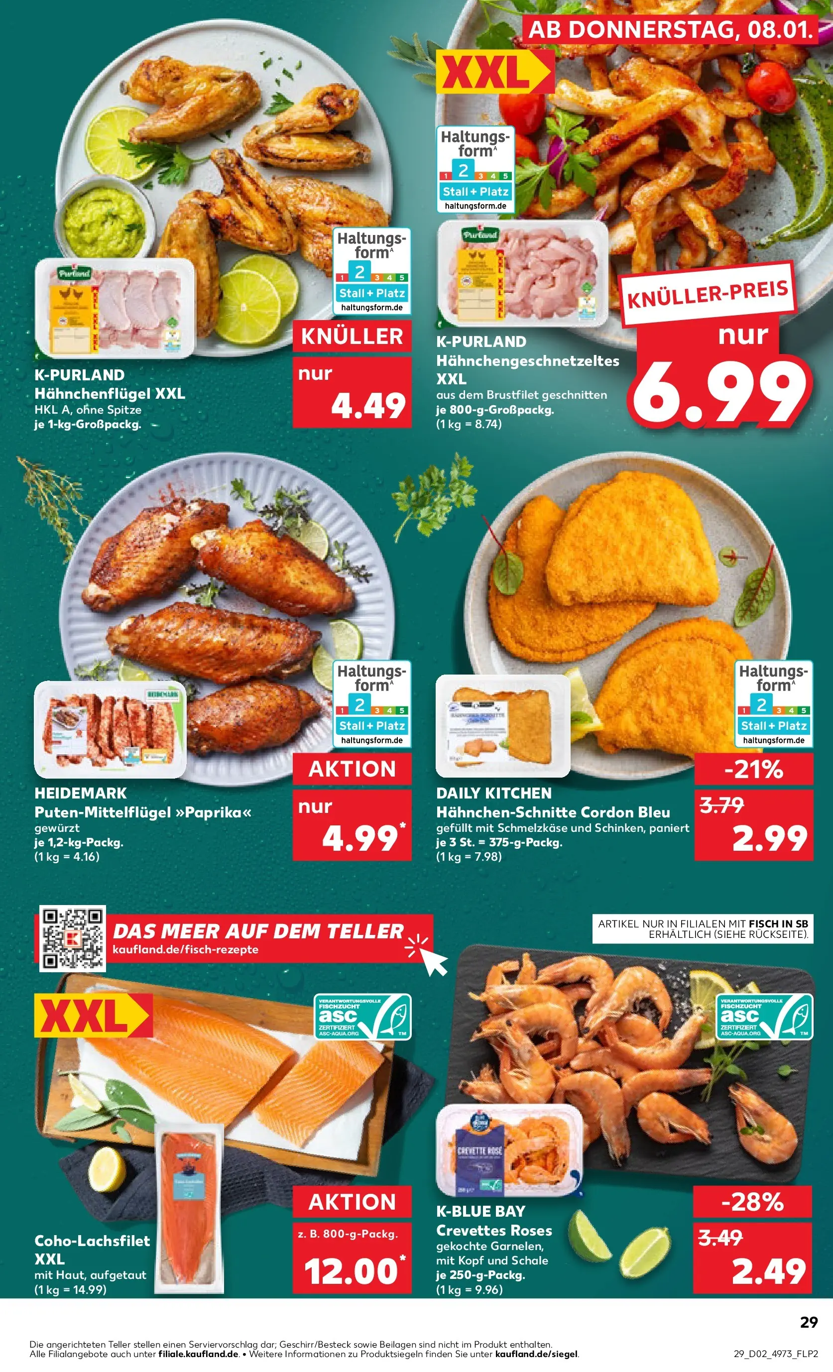 Prospekt Kaufland ab 08.01.2026 » Angebote und Werbung Online | Seite: 29 | Produkte: Fisch Prospekt Kaufland ab 08.01.2026 » Angebote Online zum Blättern | Seite: 29 | Produkte: Fisch