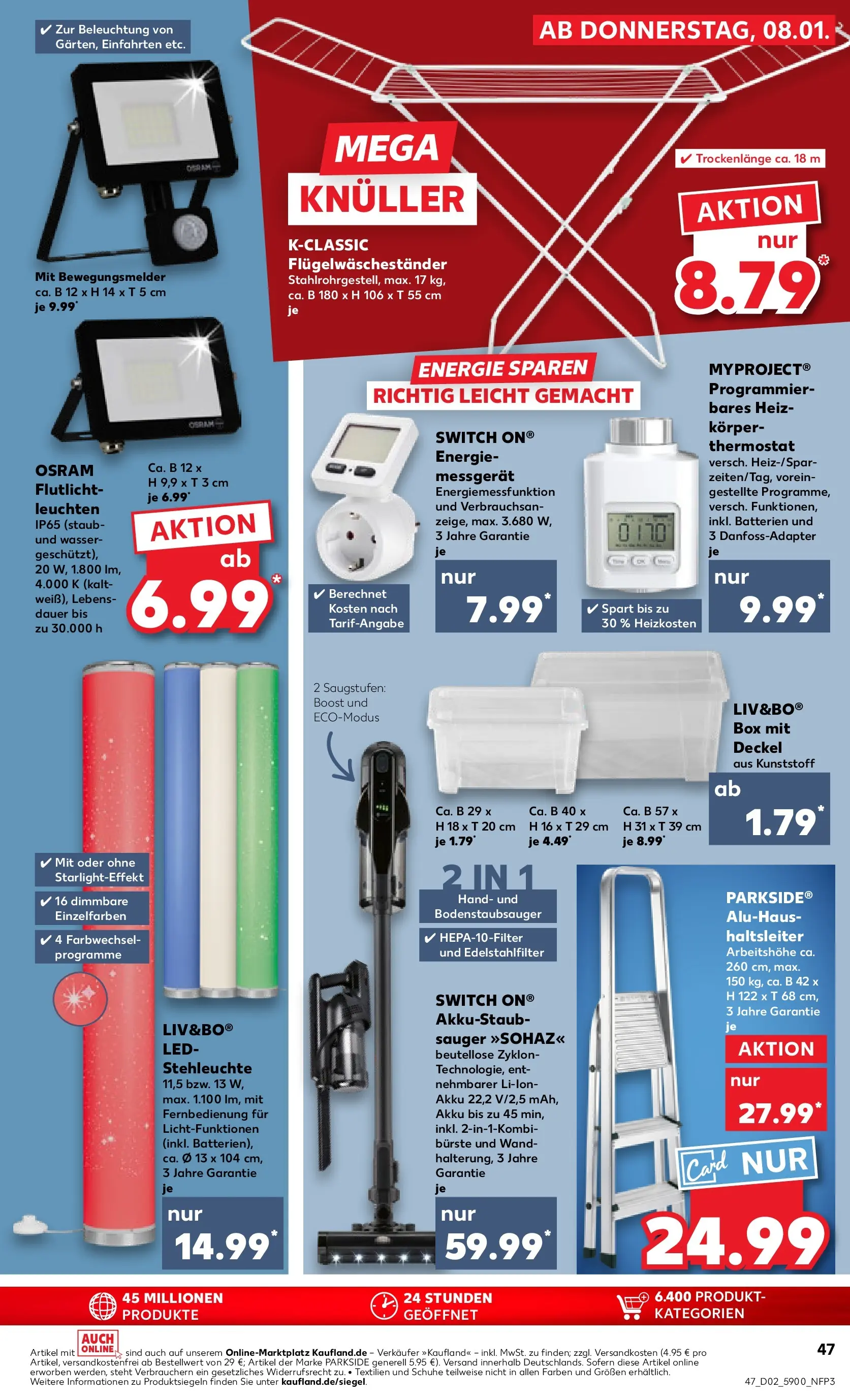 Prospekt Kaufland ab 08.01.2026 » Angebote Online zum Blättern | Seite: 47 | Produkte: Batterien, Box, Bürste, Wasser