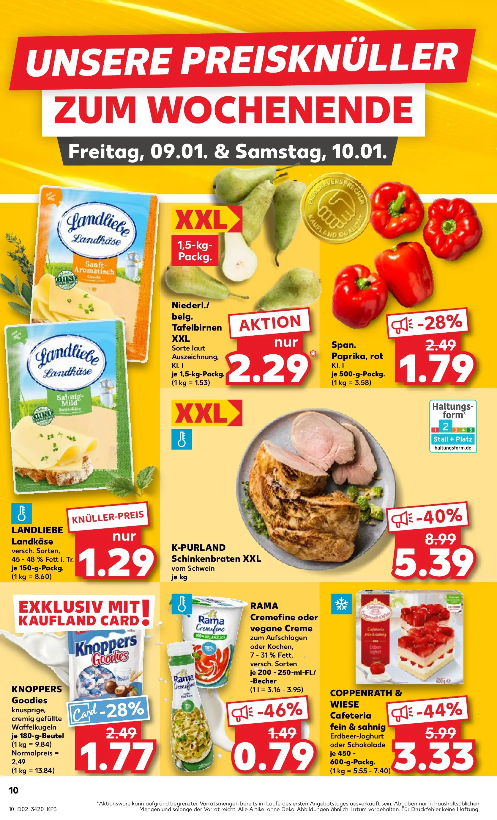Prospekt Kaufland ab 08.01.2026 » Angebote und Werbung Online | Seite: 10 | Produkte: Rama, Rama cremefine, Creme, Knoppers Prospekt Kaufland ab 08.01.2026 » Angebote Online zum Blättern | Seite: 10 | Produkte: Rama, Rama cremefine, Creme, Knoppers