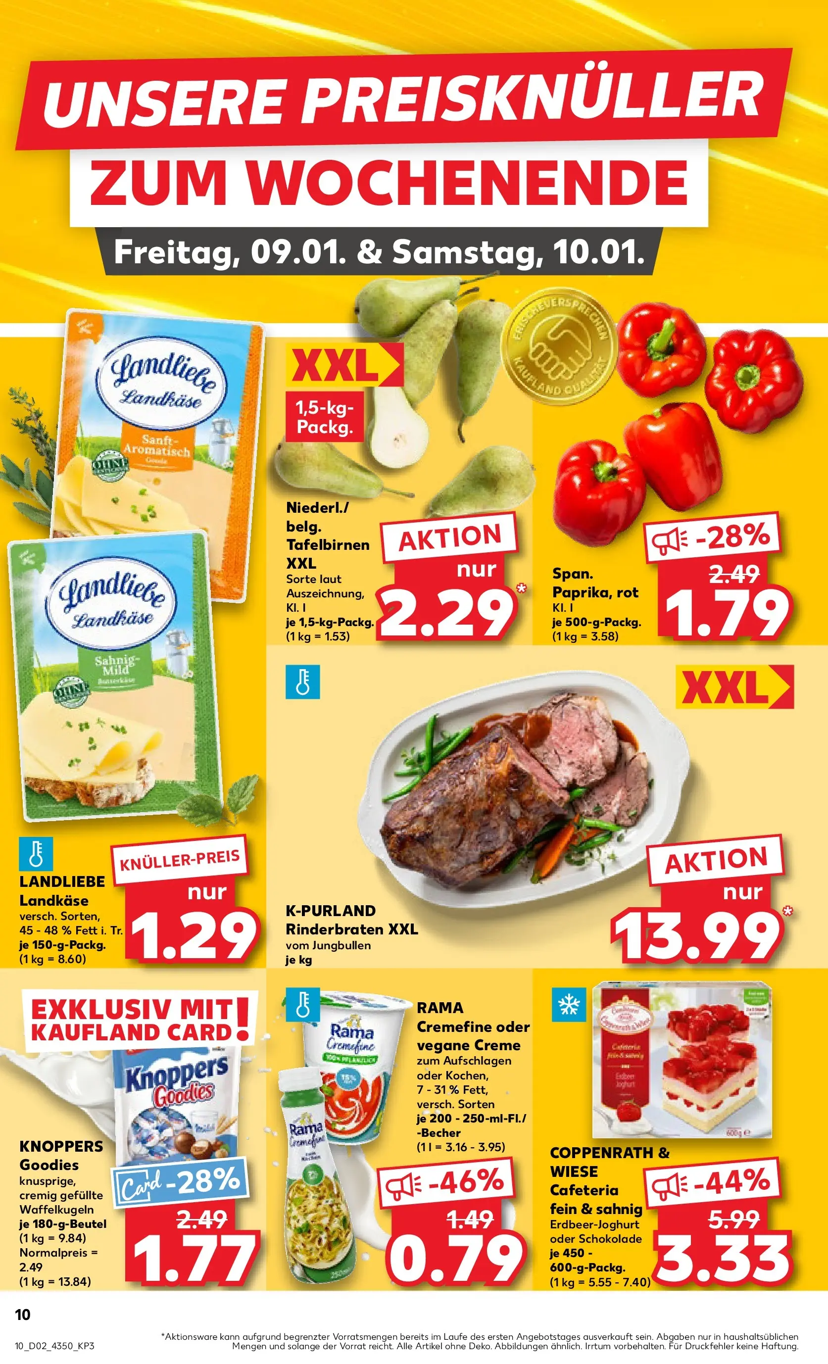 Prospekt Kaufland ab 08.01.2026 » Angebote und Werbung Online | Seite: 10 | Produkte: Rama, Schokolade, Rama cremefine, Creme Prospekt Kaufland ab 08.01.2026 » Angebote Online zum Blättern | Seite: 10 | Produkte: Rama, Schokolade, Rama cremefine, Creme