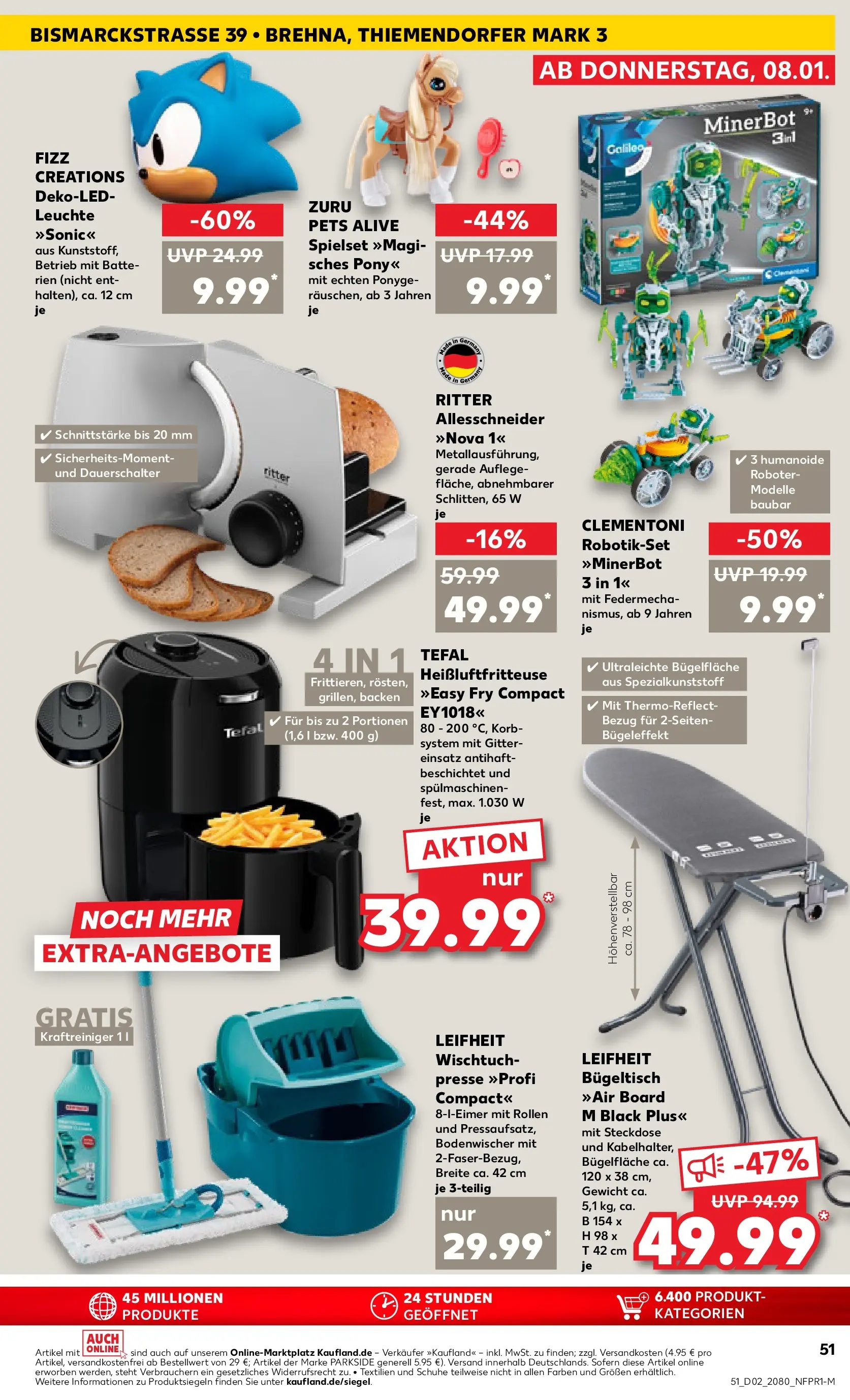 Prospekt Kaufland ab 08.01.2026 » Angebote Online zum Blättern | Seite: 51 | Produkte: Gewicht, Presse, Batterien, Steckdose