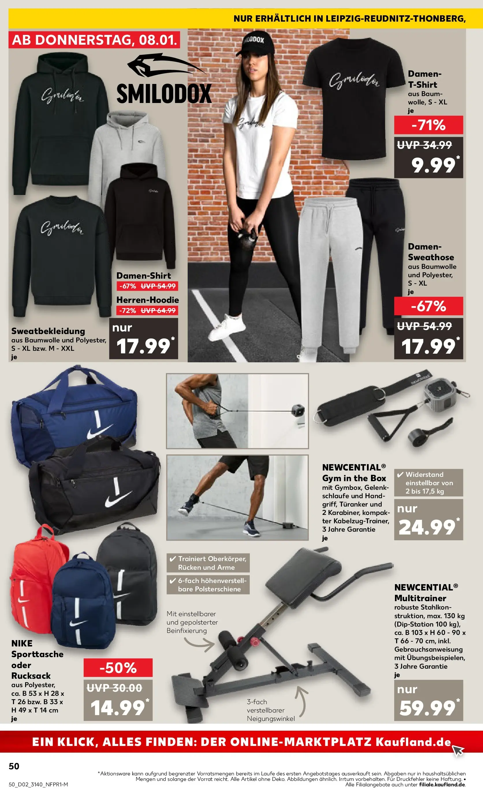 Prospekt Kaufland ab 08.01.2026 » Angebote Online zum Blättern | Seite: 50 | Produkte: Shirt, T-Shirt, Box, Rucksack