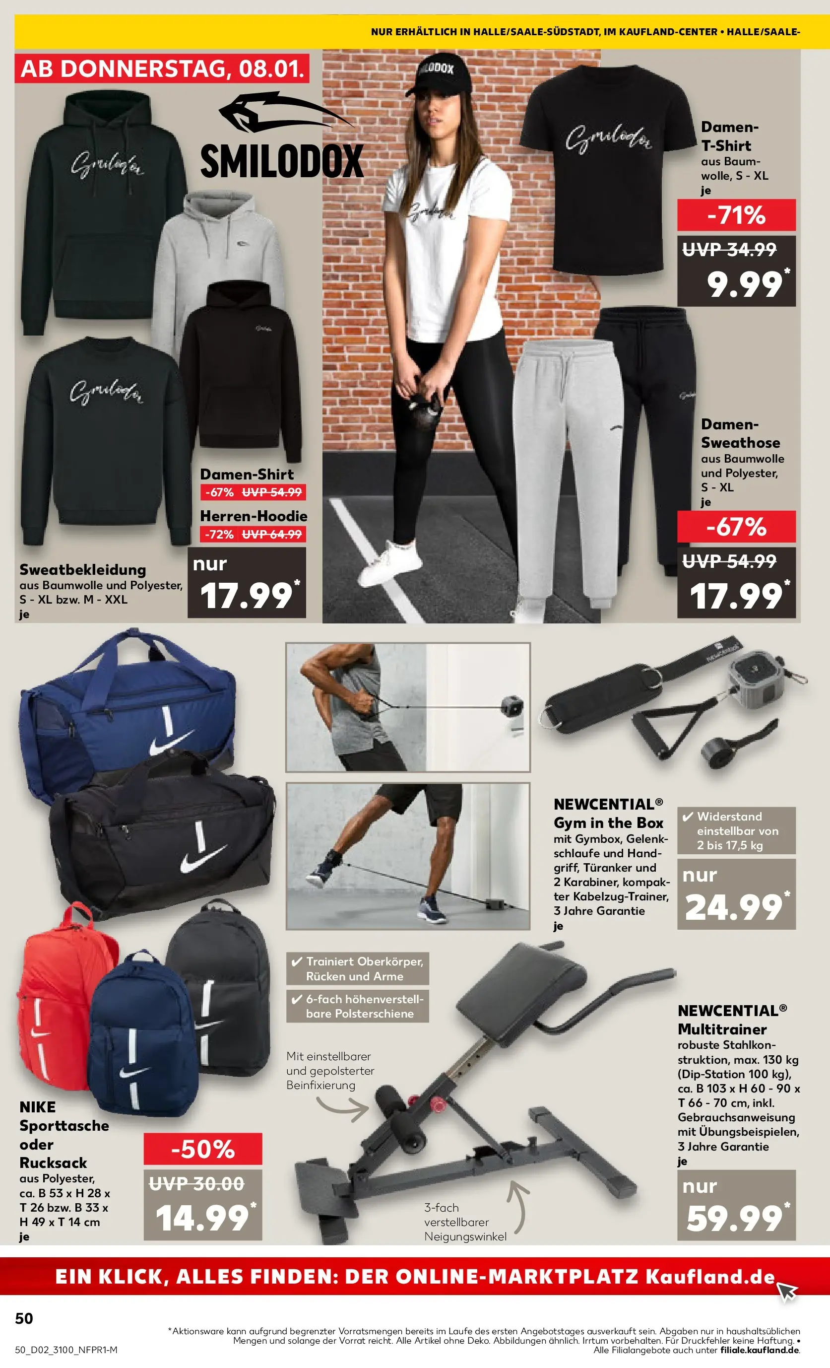 Prospekt Kaufland ab 08.01.2026 » Angebote Online zum Blättern | Seite: 50 | Produkte: Shirt, Sweathose, Sweatshirt, T-Shirt
