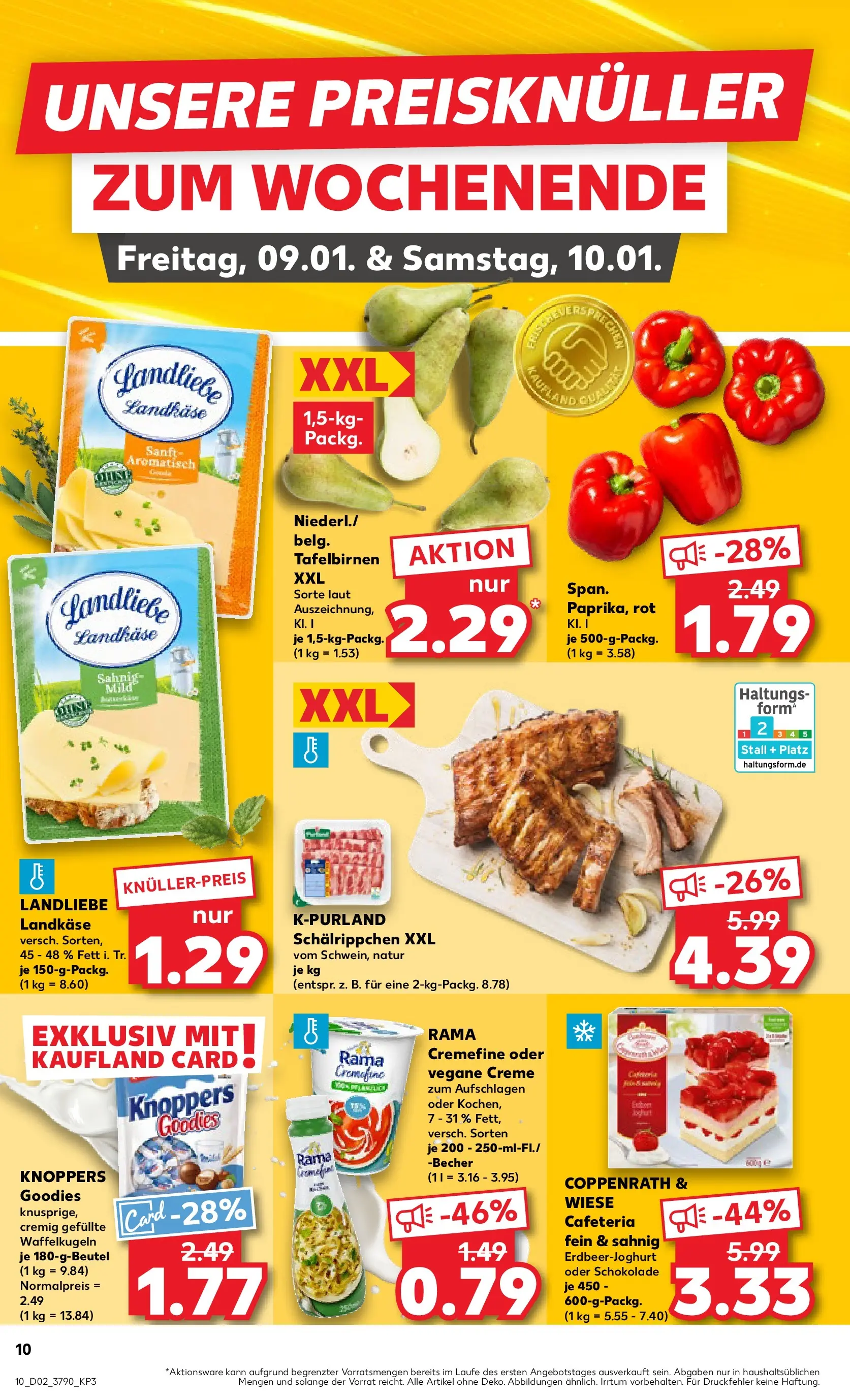 Prospekt Kaufland ab 08.01.2026 » Angebote und Werbung Online | Seite: 10 | Produkte: Rama, Rama cremefine, Creme, Knoppers Prospekt Kaufland ab 08.01.2026 » Angebote Online zum Blättern | Seite: 10 | Produkte: Rama, Rama cremefine, Creme, Knoppers