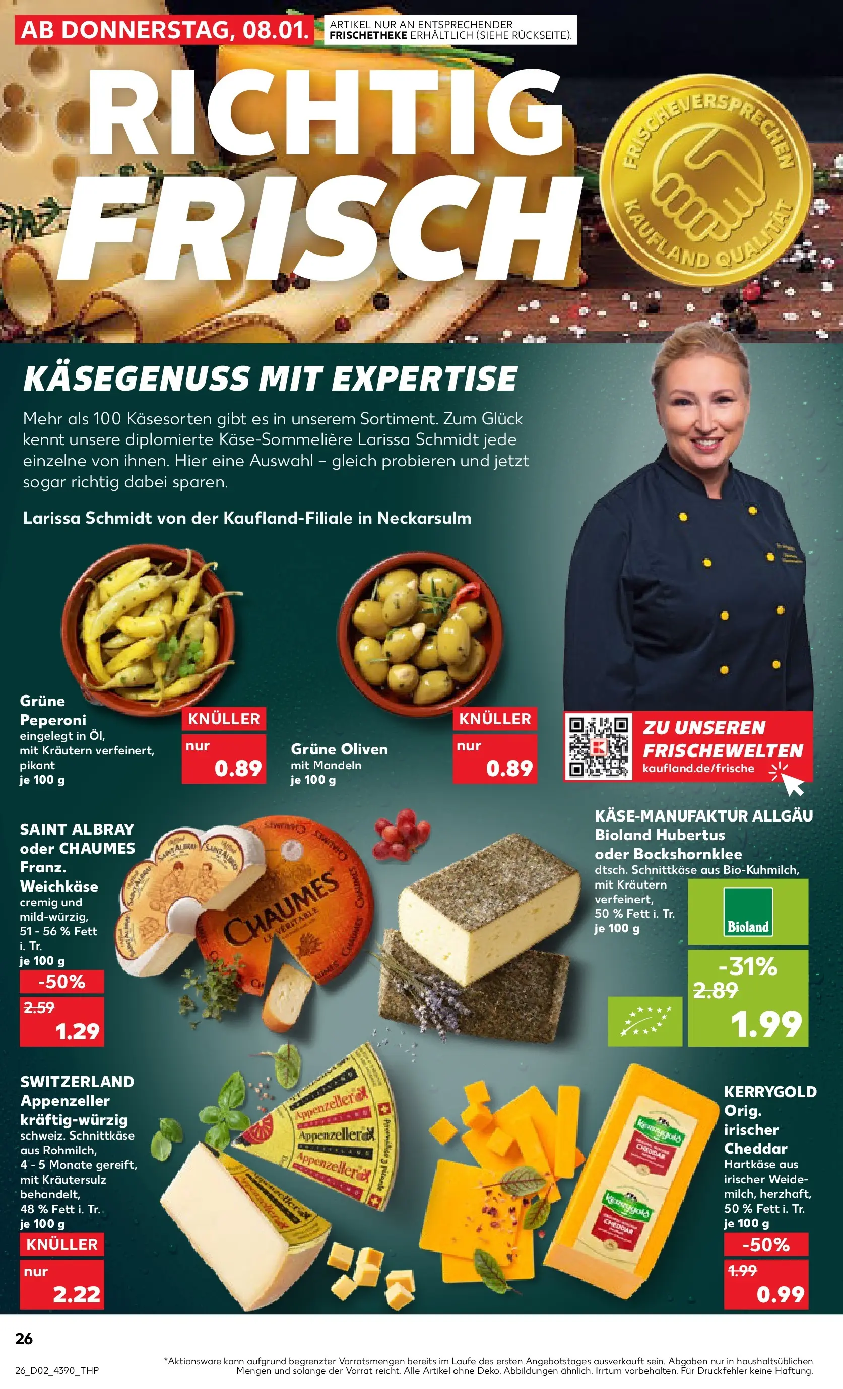 Prospekt Kaufland ab 08.01.2026 » Angebote und Werbung Online | Seite: 26 | Produkte: Mandeln Prospekt Kaufland ab 08.01.2026 » Angebote Online zum Blättern | Seite: 26 | Produkte: Mandeln