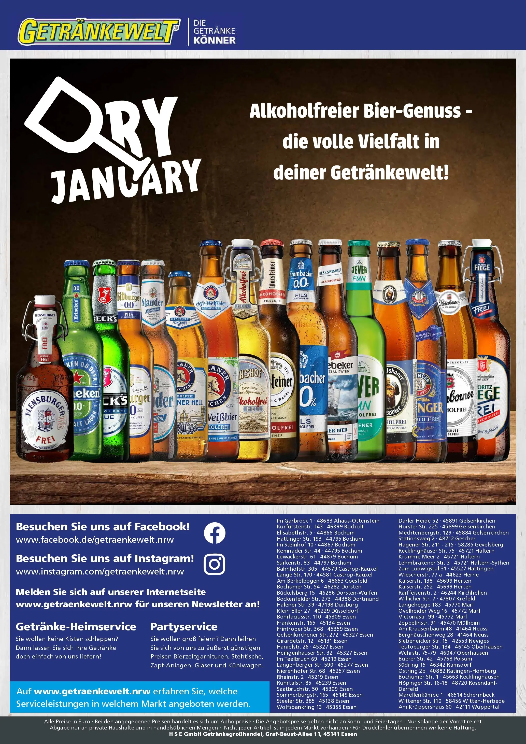 Entdecke - Getränkewelt HSE: Getränkeangebote (ab 04.01.2026) zum Blättern | Seite: 4 | Produkte: Pils, Flensburger, Heineken, Jever