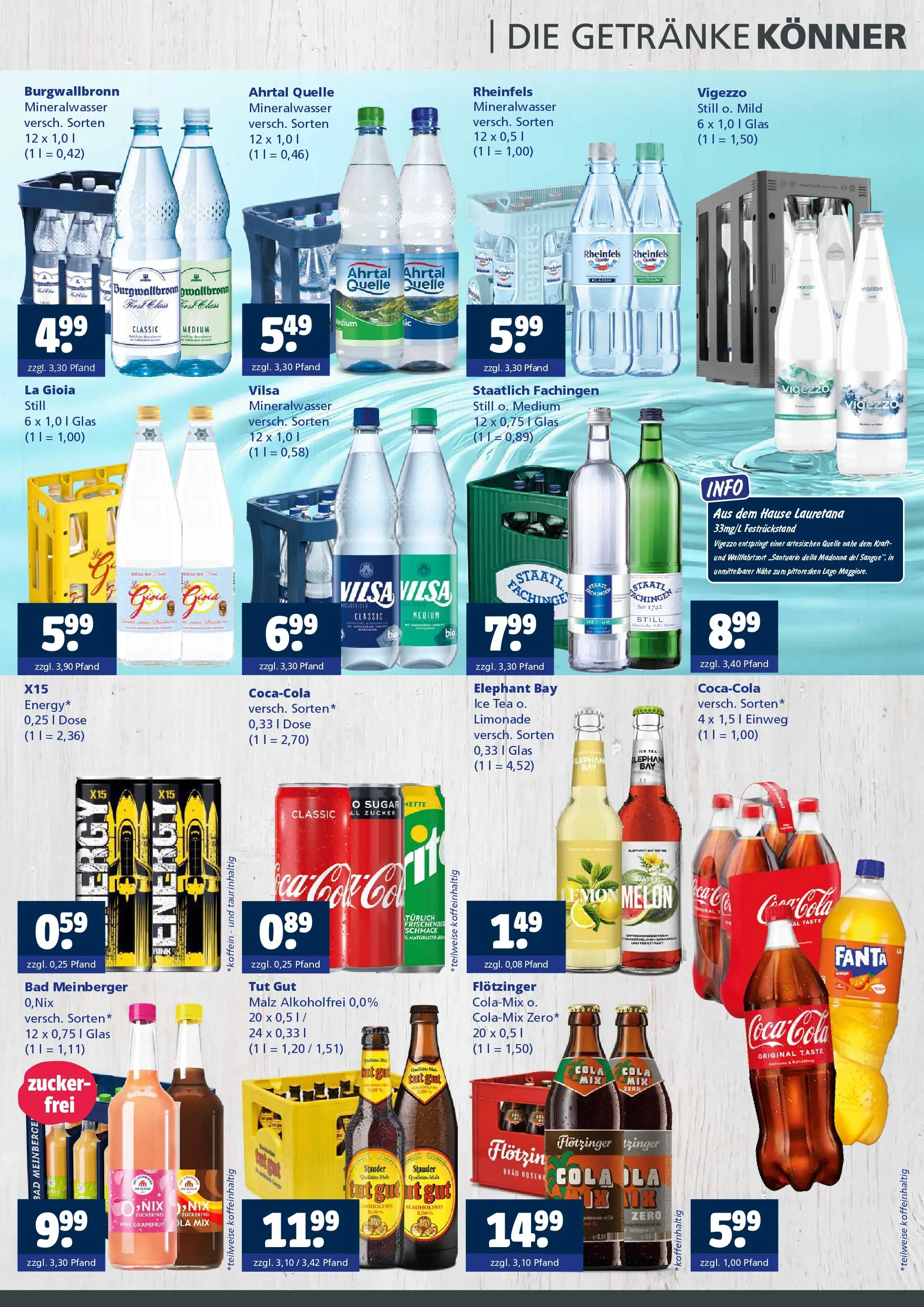 Entdecke - Getränkewelt HSE: Getränkeangebote (ab 11.01.2026) zum Blättern | Seite: 3 | Produkte: Fanta, Bad, Limonade, Grapefruit