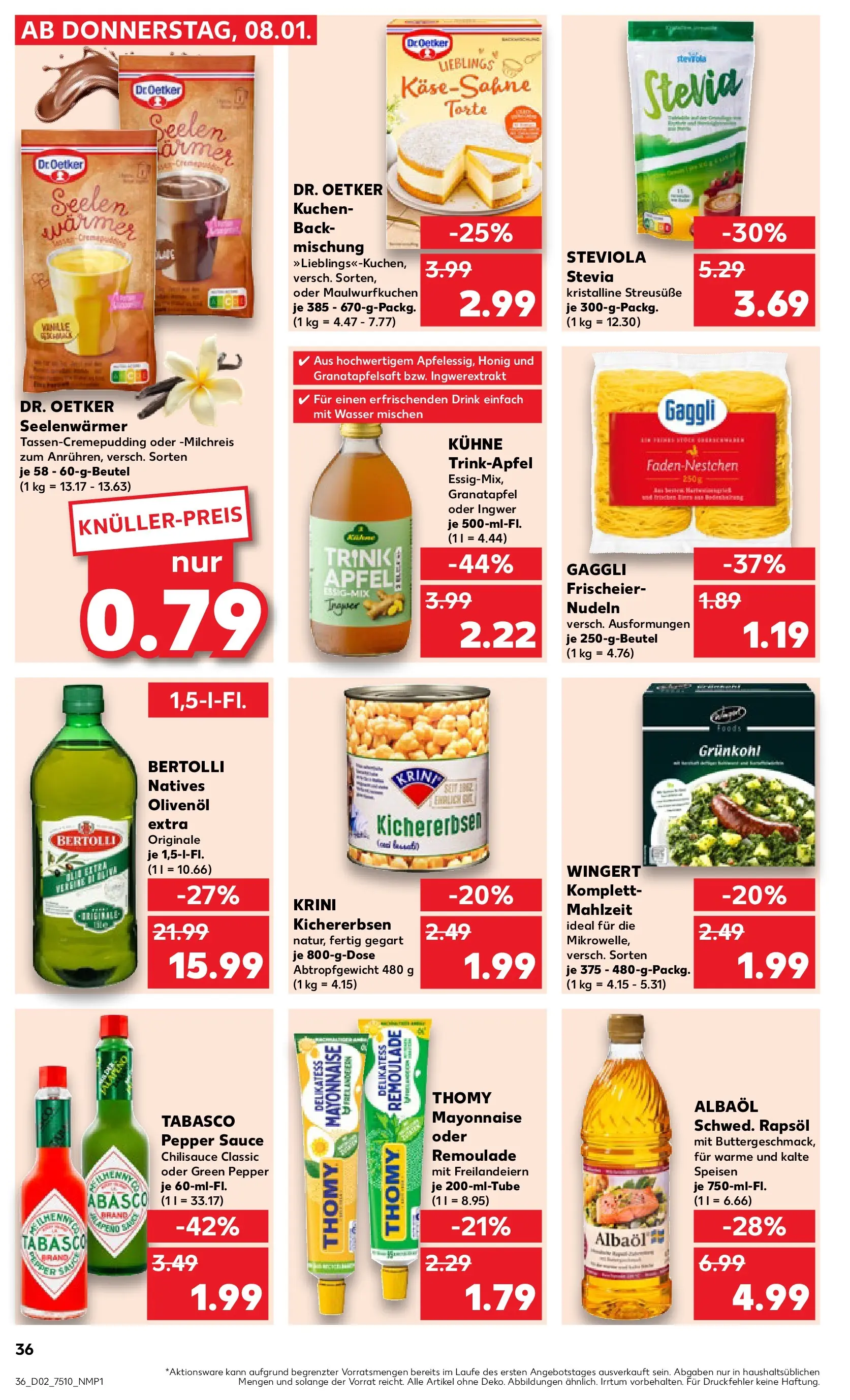 Prospekt Kaufland ab 08.01.2026 » Angebote und Werbung Online | Seite: 36 | Produkte: Granatapfel, Olivenol, Mayonnaise, Chili Prospekt Kaufland ab 08.01.2026 » Angebote Online zum Blättern | Seite: 36 | Produkte: Granatapfel, Olivenol, Mayonnaise, Chili