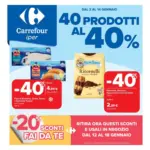 Carrefour Ipermercati 40 Prodotti al 40% - al 14.01.2026