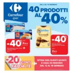 Carrefour Ipermercati 40 Prodotti al 40% - al 14.01.2026
