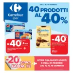 Carrefour Ipermercati 40 Prodotti al 40% - al 14.01.2026