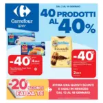 Carrefour Ipermercati 40 Prodotti al 40% - al 14.01.2026