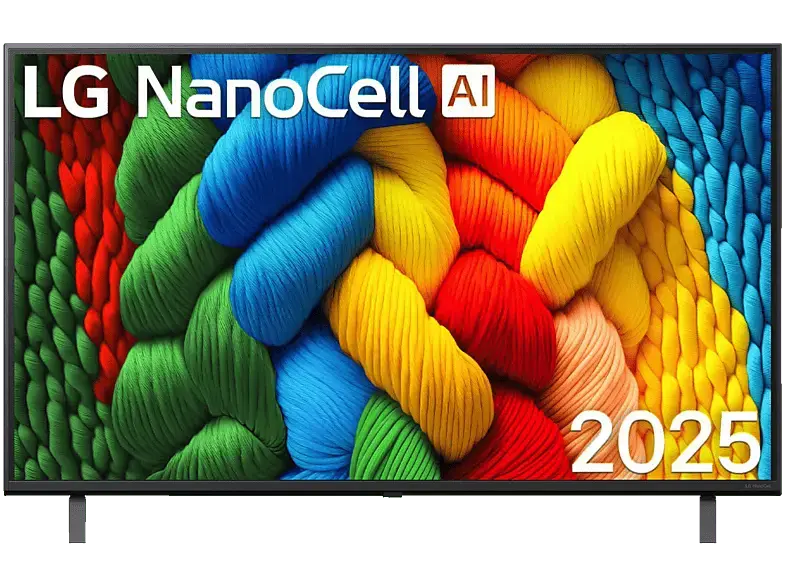 LG Electronics 43nano80A6B (2025) 43 Zoll 4K NanoCell Smart TV; LED TV