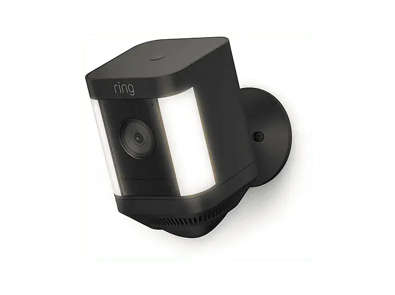 ring Spotlight Cam Plus, &Uuml;berwachungskamera (Anzahl Kameras: 1, f&uuml;r: Au&szlig;en, Nachtsichtfunktion, Akkubetrieb, HD, Schwarz)