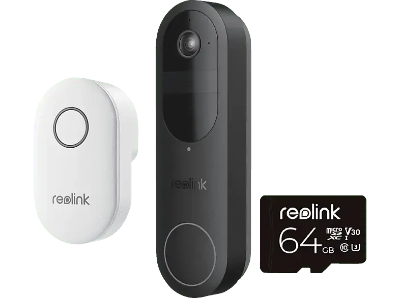 Reolink D340B mit 64 GB lokalem Speicher 4MP 2K 2.4/5GHz WLAN T&uuml;rklingel