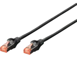digitUS Patchkabel, Kat. 6, S/FTP, 10m, schwarz; Patchkabel----Patchkabel