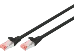 digitUS Cat 6 S/FTP Patchkabel for Business, schwarz; Patchkabel----Patchkabel