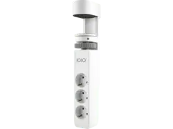 Olympia 41212 SL-3000 Steckdosenleiste mit Tischhalterung, Wei&szlig;