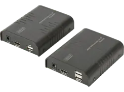 digitUS DS-55202 HDMI KVM IP Extender Set for Business schwarz; HDMI KVM IP Extender Set----HDMI KVM IP Extender Set