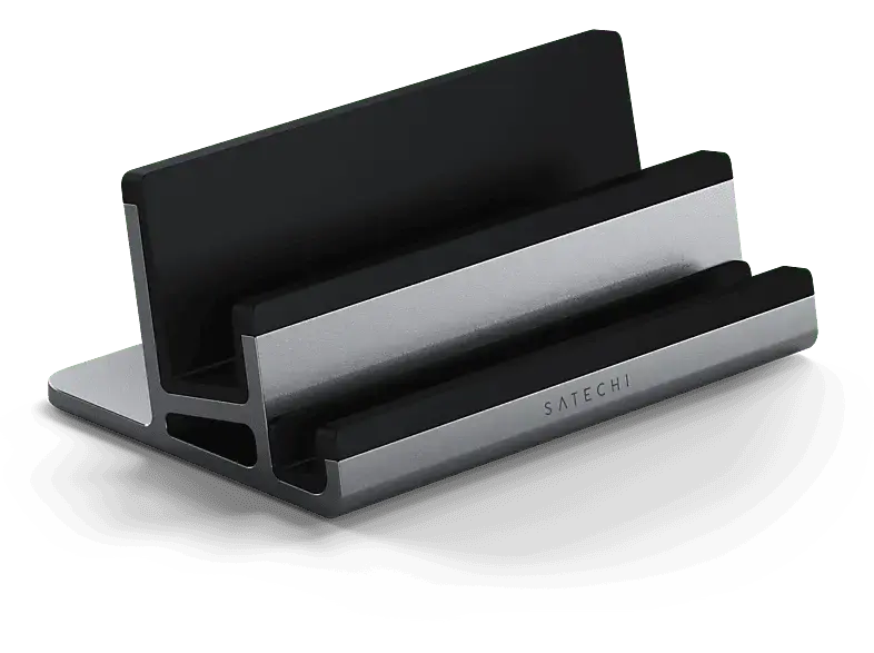 SATECHI Dual Vertical Aluminum Stand, Grau; Halterung