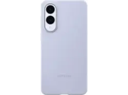 Samsung Silicone Case Backcover, f&uuml;r Samsung Galaxy S25 Edge, Light Blue; Schutzh&uuml;lle