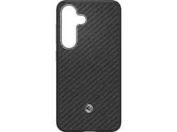 Samsung GP-FPS936PGABW, Aramid Backcover, f&uuml;r Samsung S25+, Schwarz; Handyh&uuml;lle