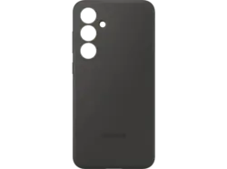 Samsung Silicone Case Backcover, f&uuml;r Galaxy S24 FE, Schwarz Samsung; Schutzh&uuml;lle