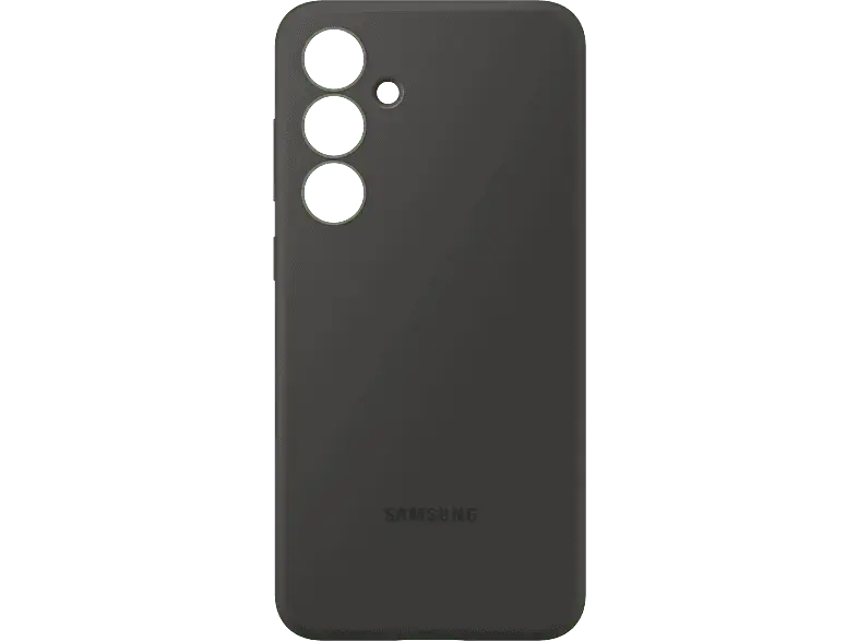 Samsung Silicone Case Backcover, f&uuml;r Galaxy S24 FE, Schwarz Samsung; Schutzh&uuml;lle