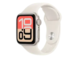 Apple Watch SE 3 GPS 40mm Polarstern Aluminium Case mit Polarstern Sport Band - S/M; Smartwatch