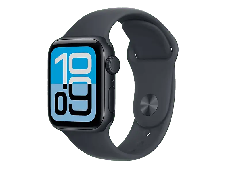 Apple Watch SE 3 GPS 40mm Mitternacht Aluminium Case mit Mitternacht Sport Band - S/M; Smartwatch