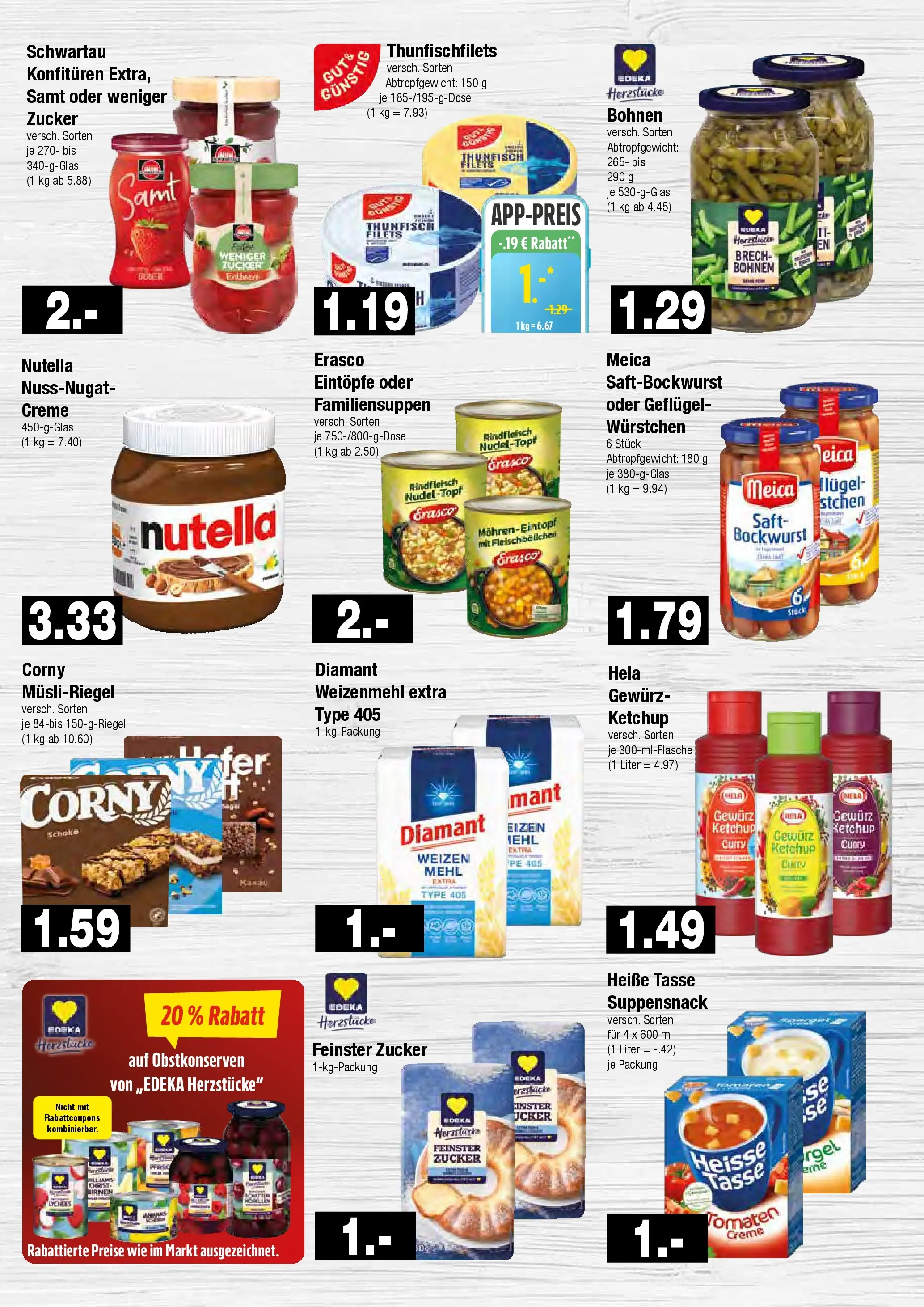 Edeka prospekt Hamburg	 (ab 04.01.2026) » Angebote Online | Seite: 5 | Produkte: Weizenmehl, Meica, Saft, Rindfleisch