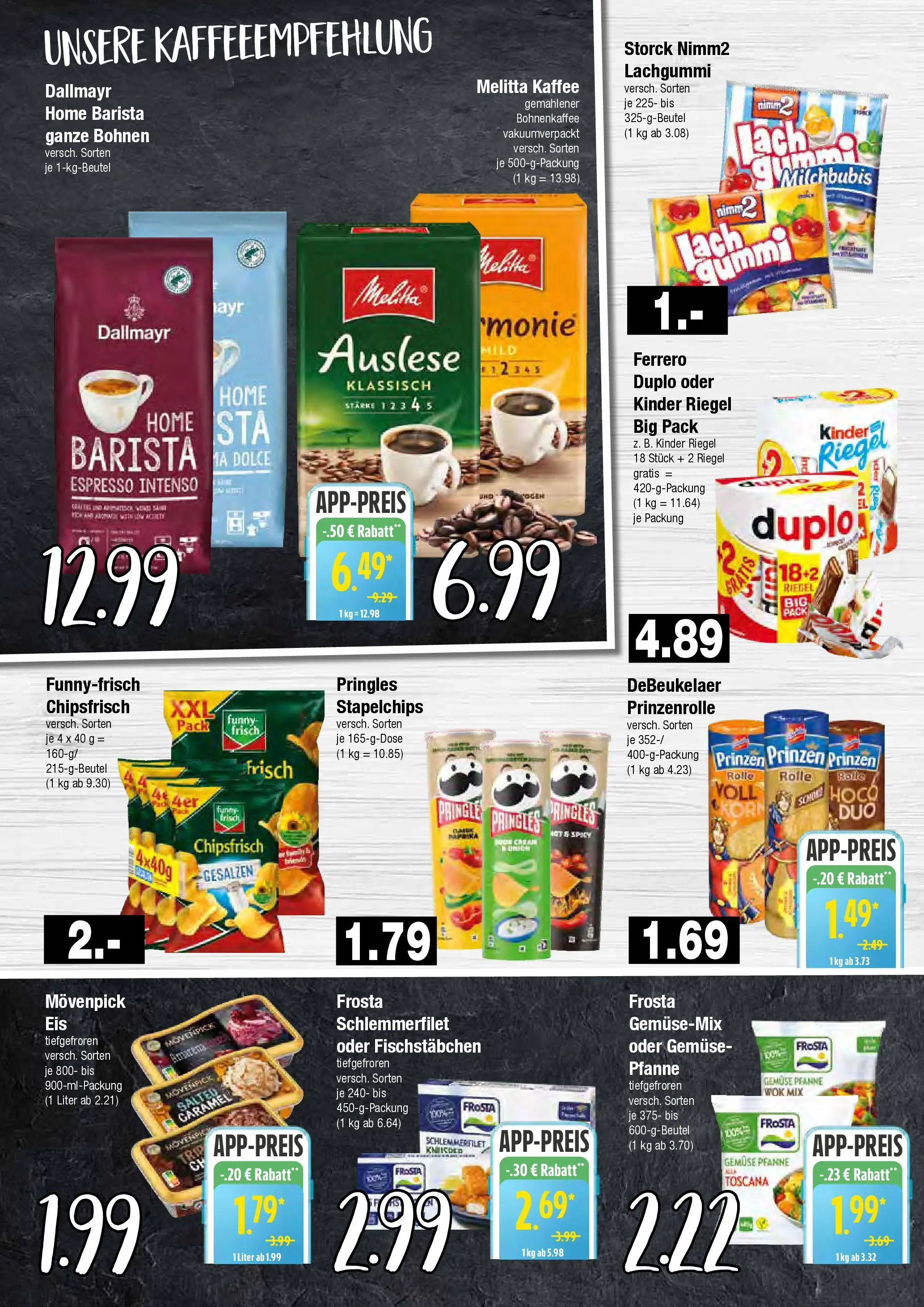 Edeka prospekt Hamburg	 (ab 04.01.2026) » Angebote Online | Seite: 6 | Produkte: Ferrero duplo, Kinder riegel, Pringles, Eis