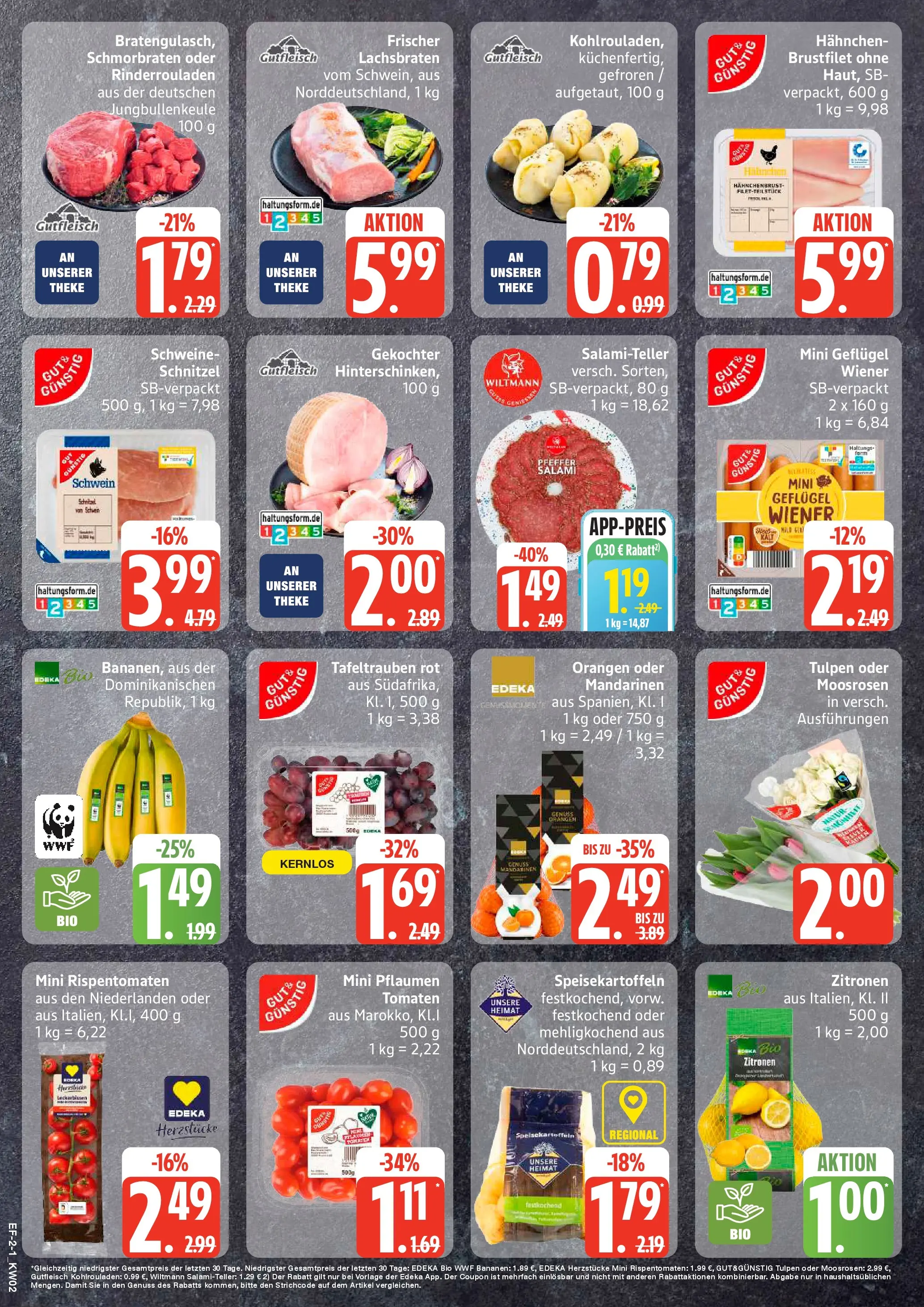 Edeka prospekt Hamburg	 (ab 05.01.2026) » Angebote Online | Seite: 2 | Produkte: Hahnchen, Tomaten, Pfeffer, Hahnchenbrust