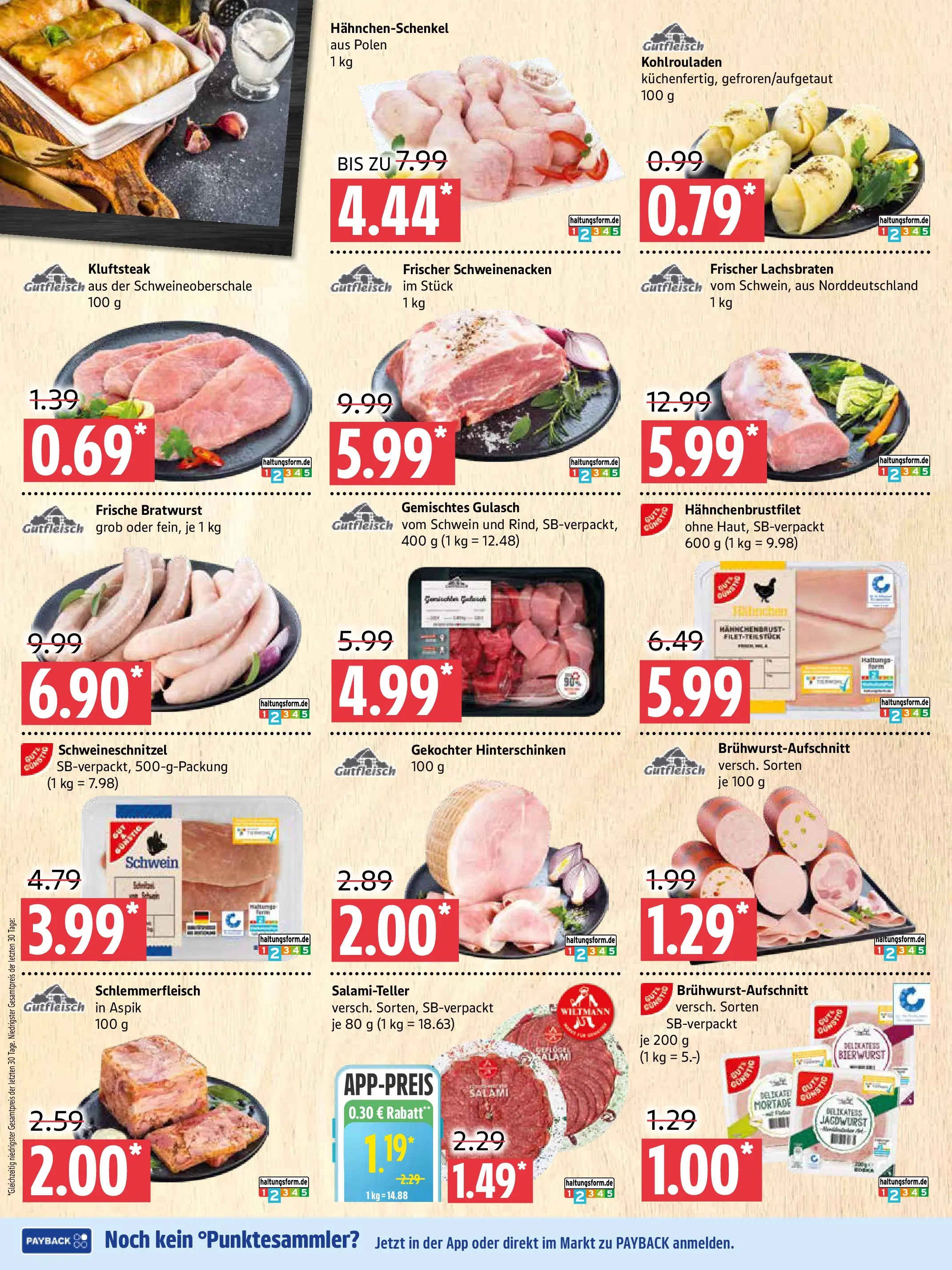 Marktkauf - Marktkauf: Wochenangebote (ab 05.01.2026) » Angebote online | Seite: 2 | Produkte: Hahnchenschenkel, Bratwurst, Schweinenacken, Salami