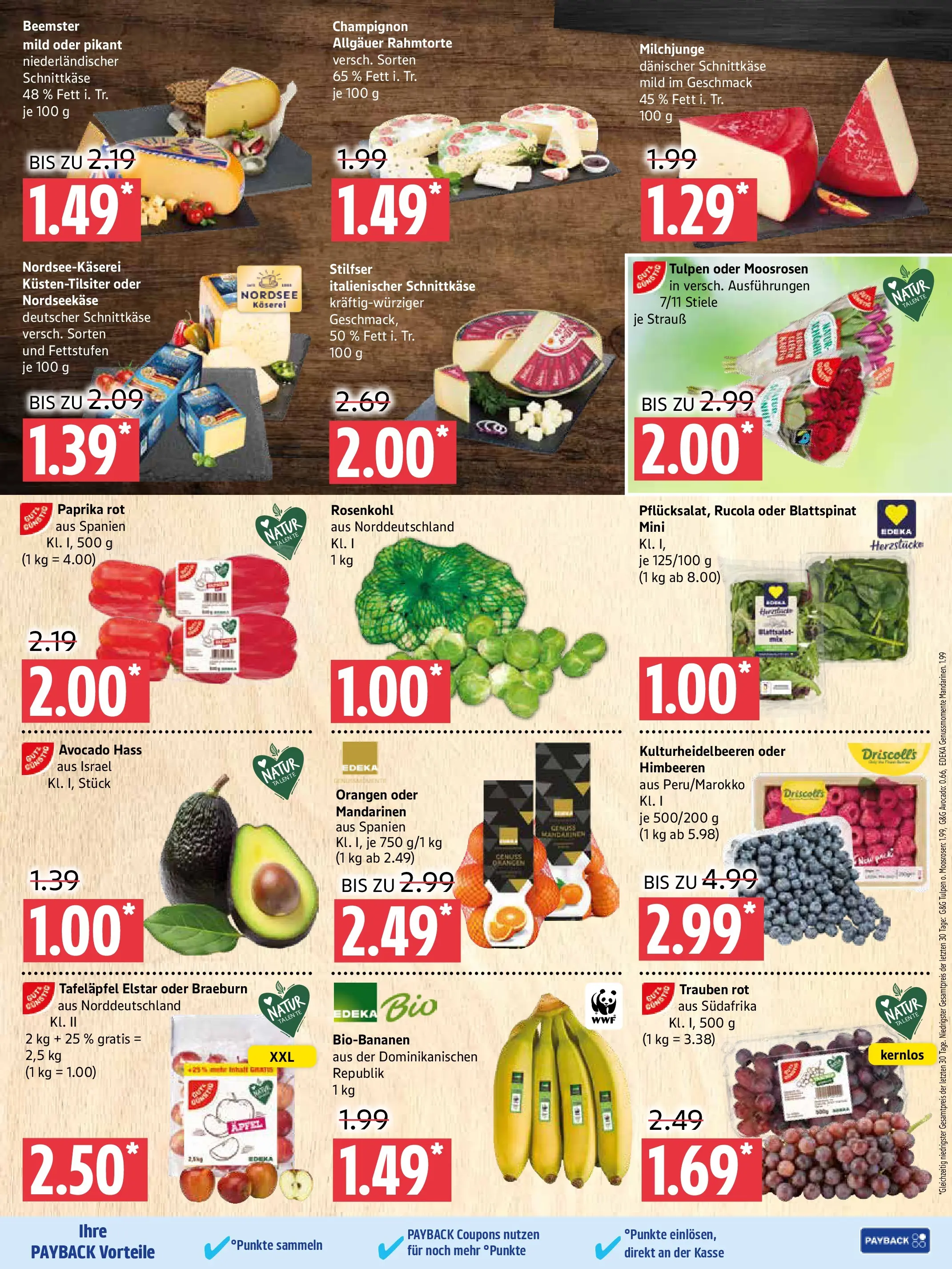 Marktkauf - Marktkauf: Wochenangebote (ab 05.01.2026) » Angebote online | Seite: 3 | Produkte: Trauben, Paprika rot, Mandarinen, Orangen