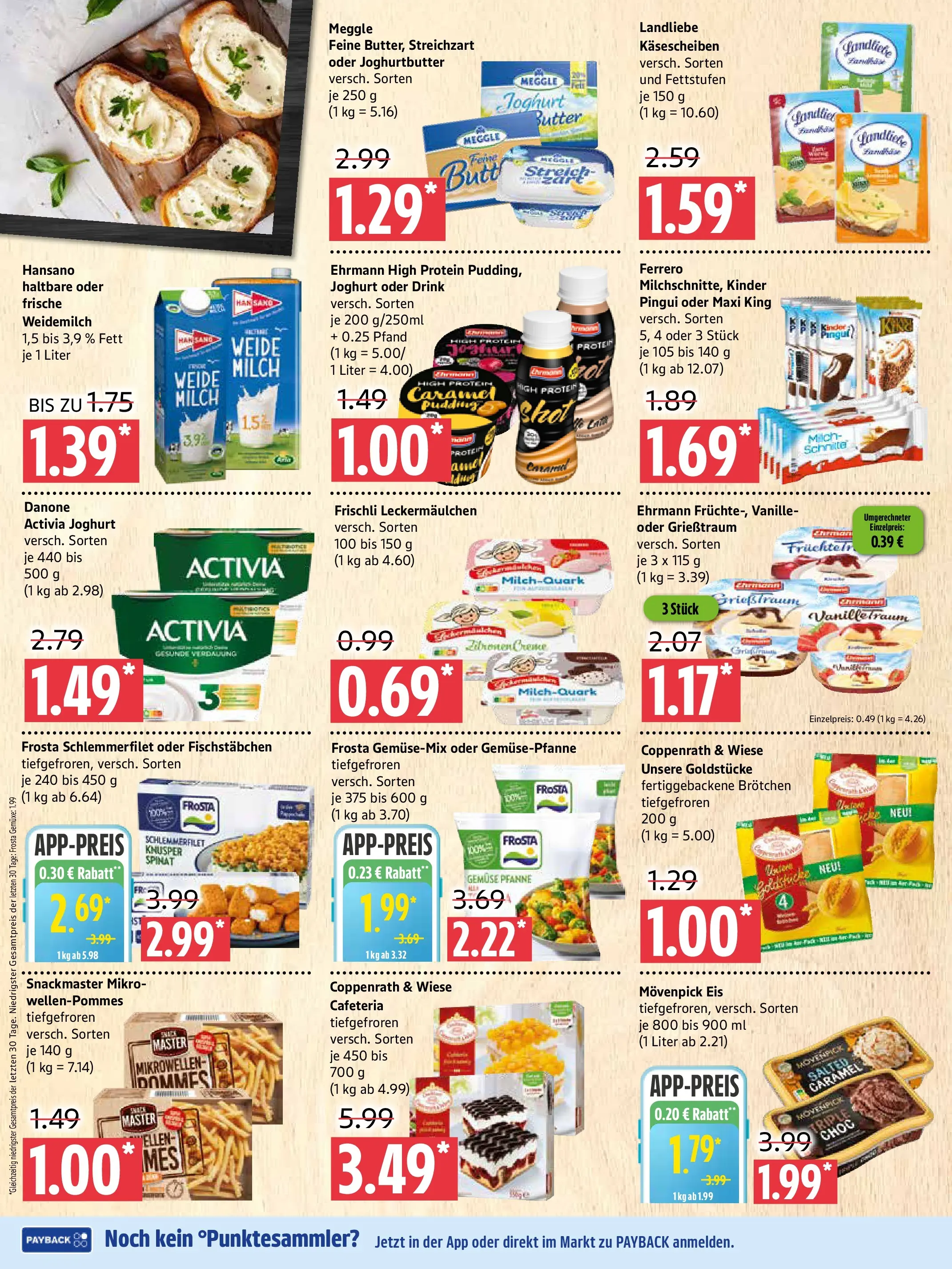 Marktkauf - Marktkauf: Wochenangebote (ab 05.01.2026) » Angebote online | Seite: 4 | Produkte: Danone activia, Butter, Joghurt, Fischstabchen