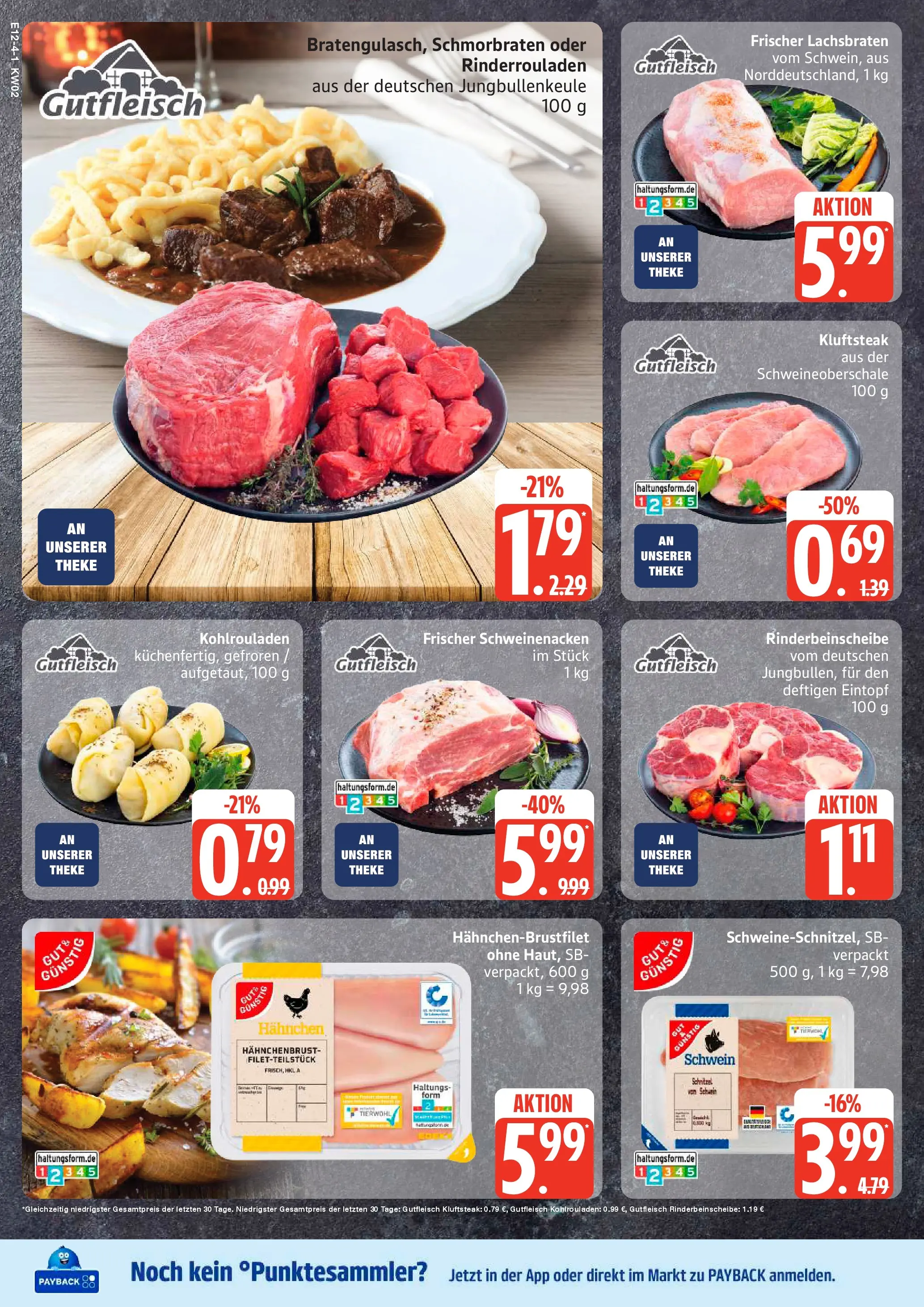 Edeka prospekt Hamburg	 (ab 04.01.2026) » Angebote Online | Seite: 4 | Produkte: Hahnchen, Schweinenacken, Schnitzel, Hahnchenbrust
