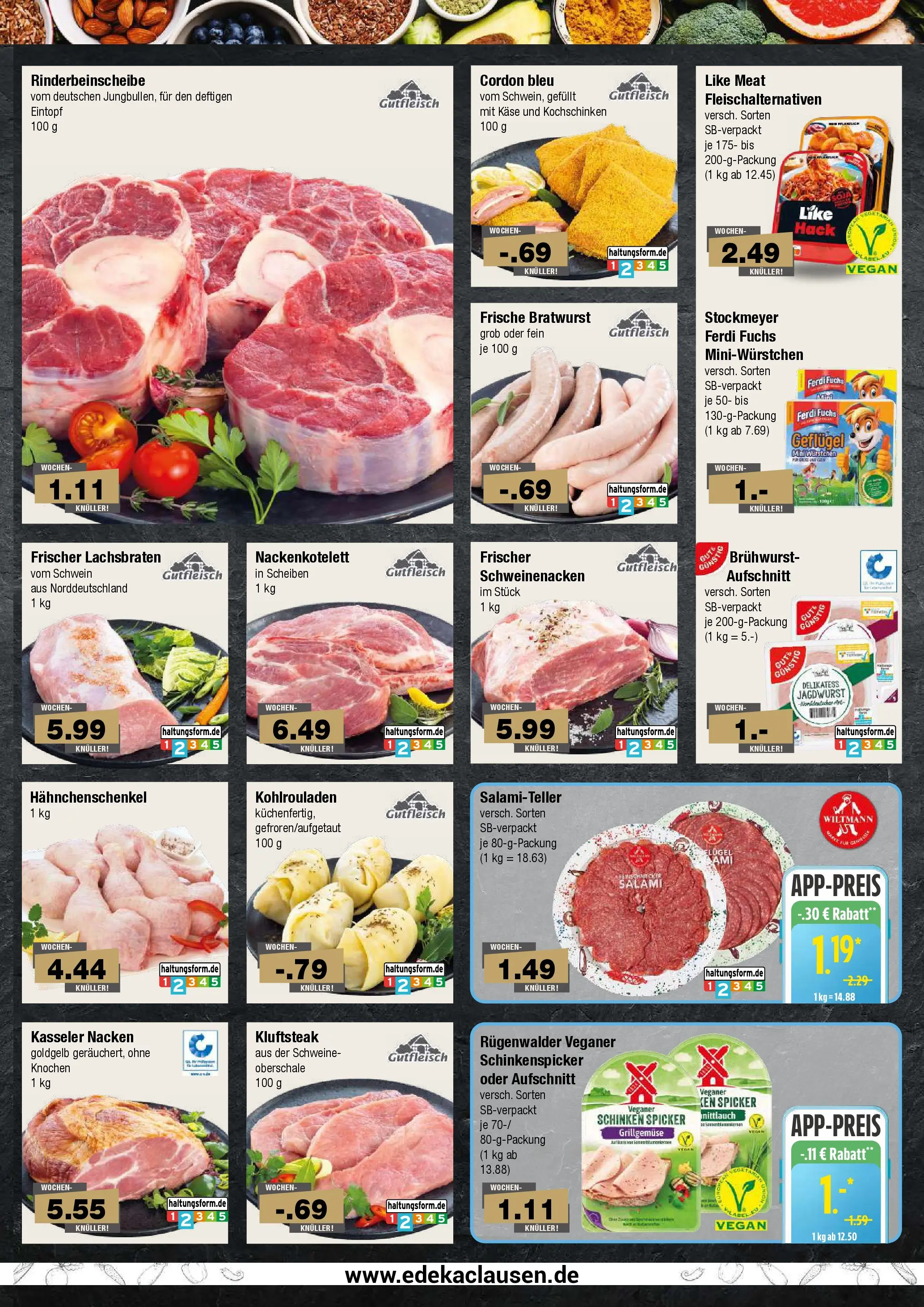 Edeka prospekt Hamburg	 (ab 04.01.2026) » Angebote Online | Seite: 3 | Produkte: Käse, Kasseler nacken, Like meat, Salami